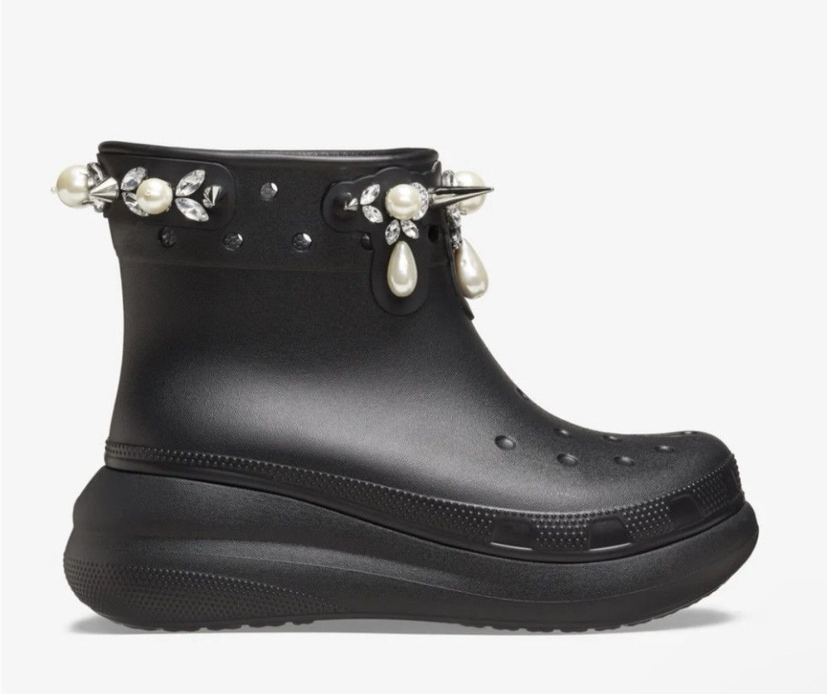 Crocs × Simone Rocha Simone Rocha Crocs Crush Boot Black Size US 8 / IT 38 - 1 Thumbnail