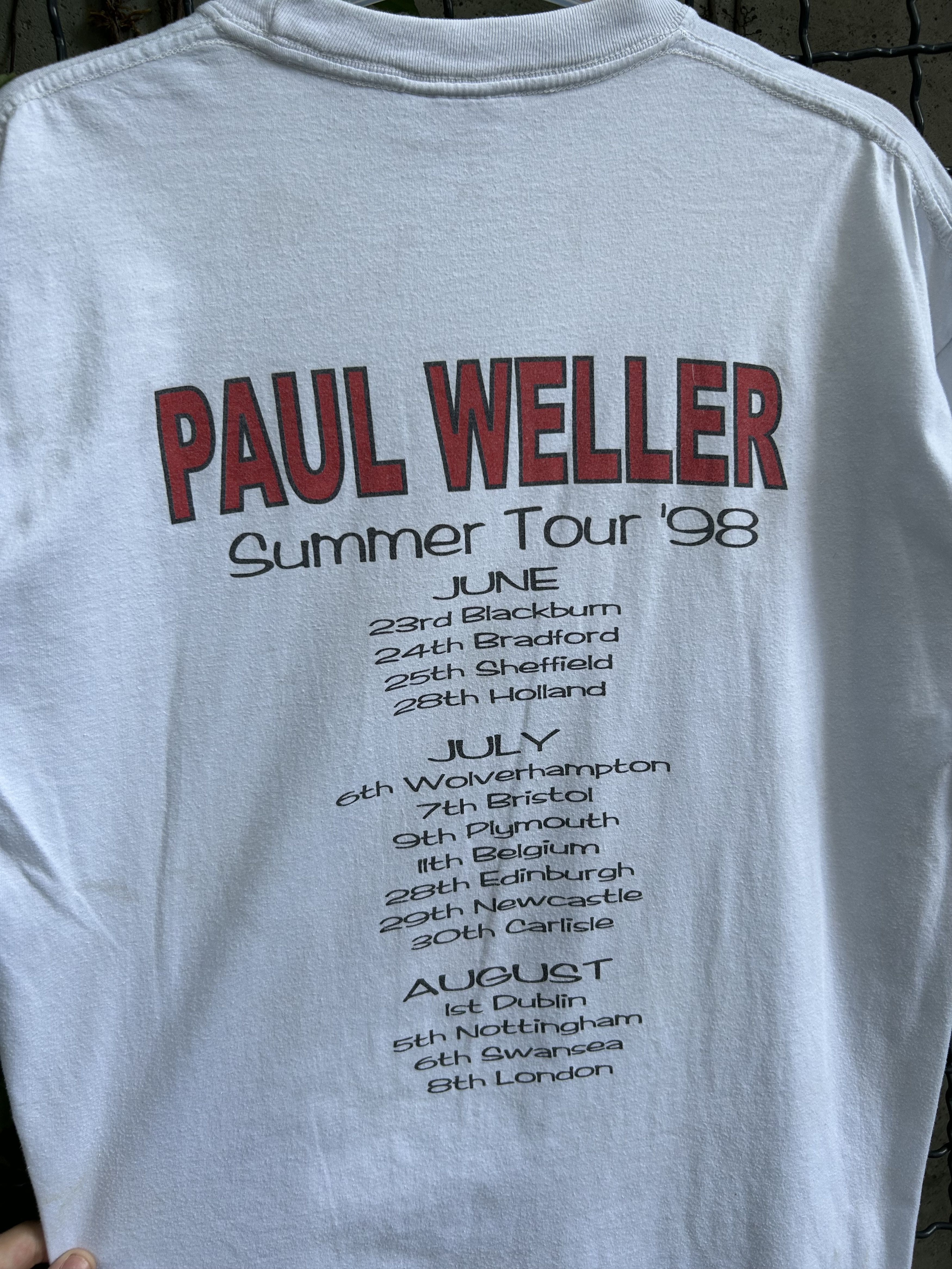Band Tees Vintage 1998 Paul Weller Tour T-shirt Size US M / EU 48-50 / 2 - 12 Thumbnail