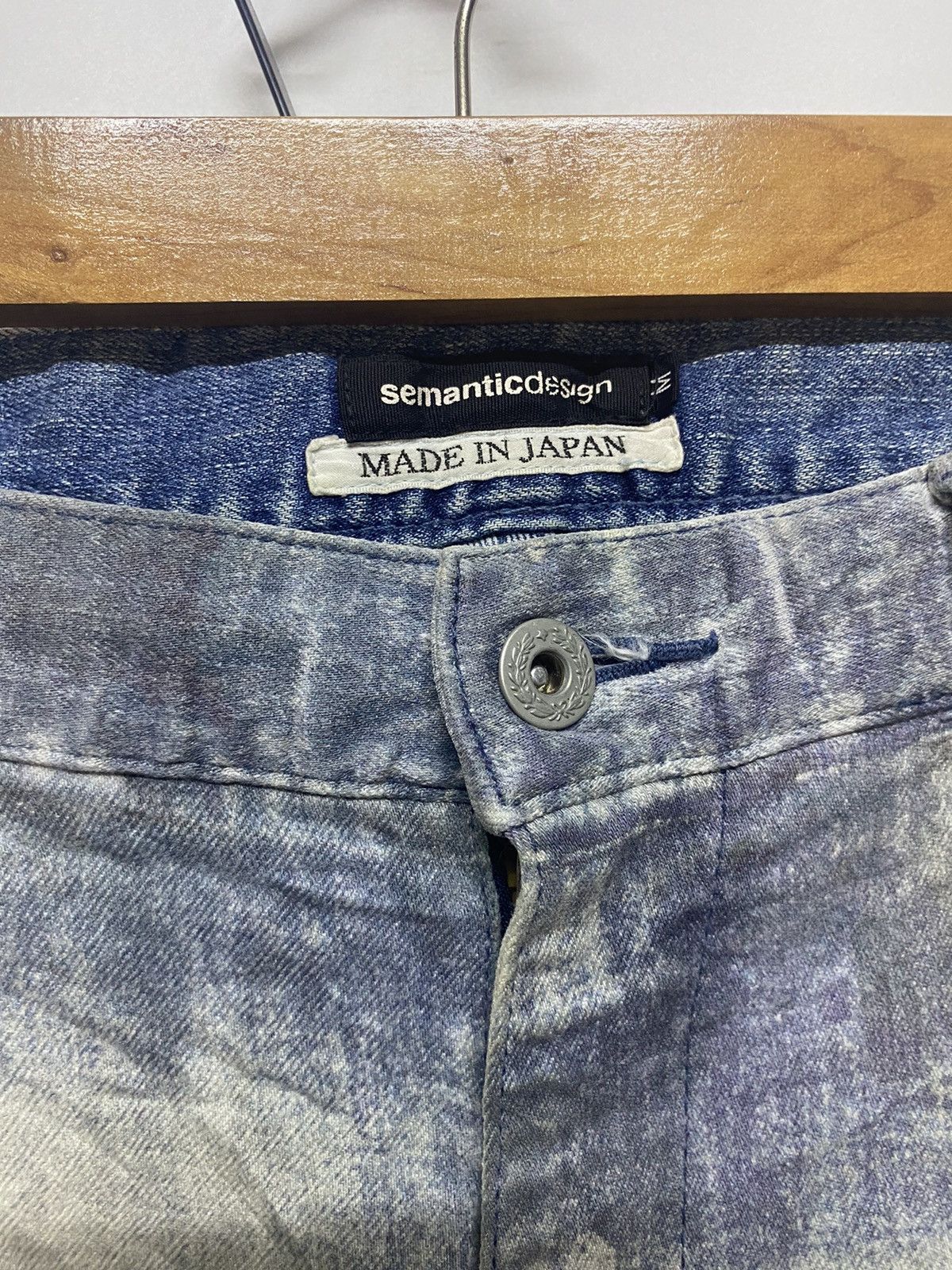 Hysteric Glamour Semantic Design Distressed Denim Stretch Jeans Art Size US 32 / EU 48 - 9 Thumbnail