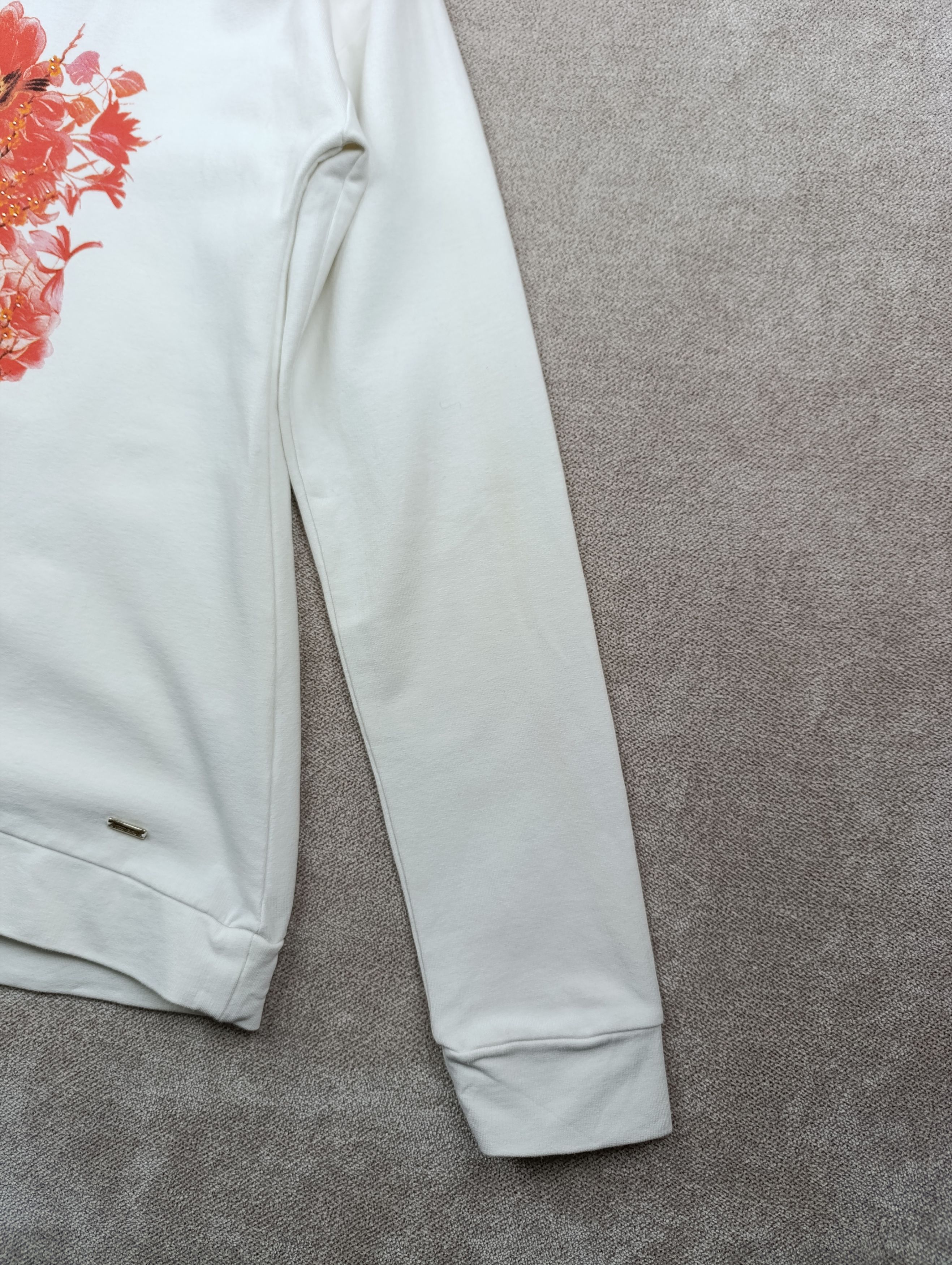 Roberto Cavalli ROBERTO CAVALLI WOMENS FLORAL PRINT SWEATSHIRT Size S / US 4 / IT 40 - 5 Thumbnail