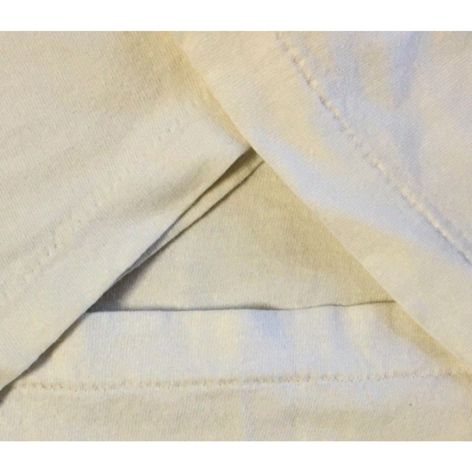 Vintage Vtg 80s 90s Faded Distress V Neck Shirt S Grunge Biker Punk Surf Skate PE Track Shirt Mens White Size US S / EU 44-46 / 1 - 3 Thumbnail