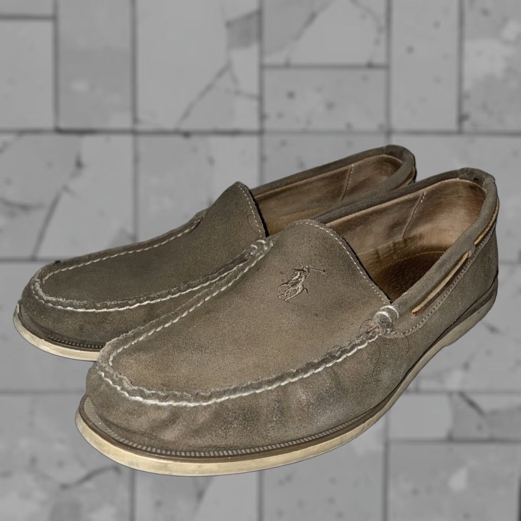 Polo Ralph Lauren Polo Ralph Lauren Blackley Slip On Leather Shoes Mens Size 10 Brown Leather Loafer Slip On Casual Shoes Size US M / EU 48-50 / 2 - 1 Thumbnail