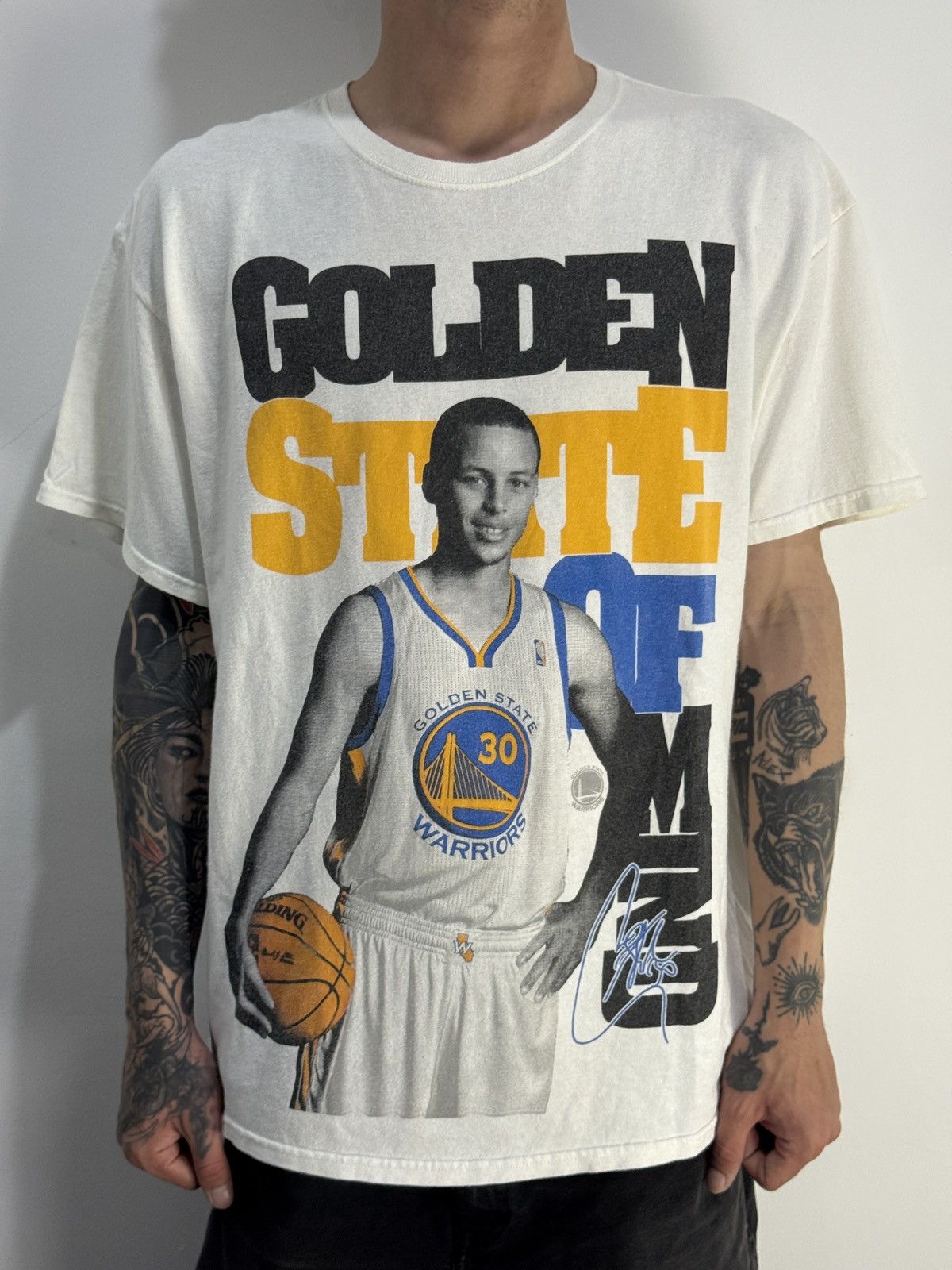 NBA NBA Stephen Curry Tshirt Size US XL / EU 56 / 4 - 1 Thumbnail