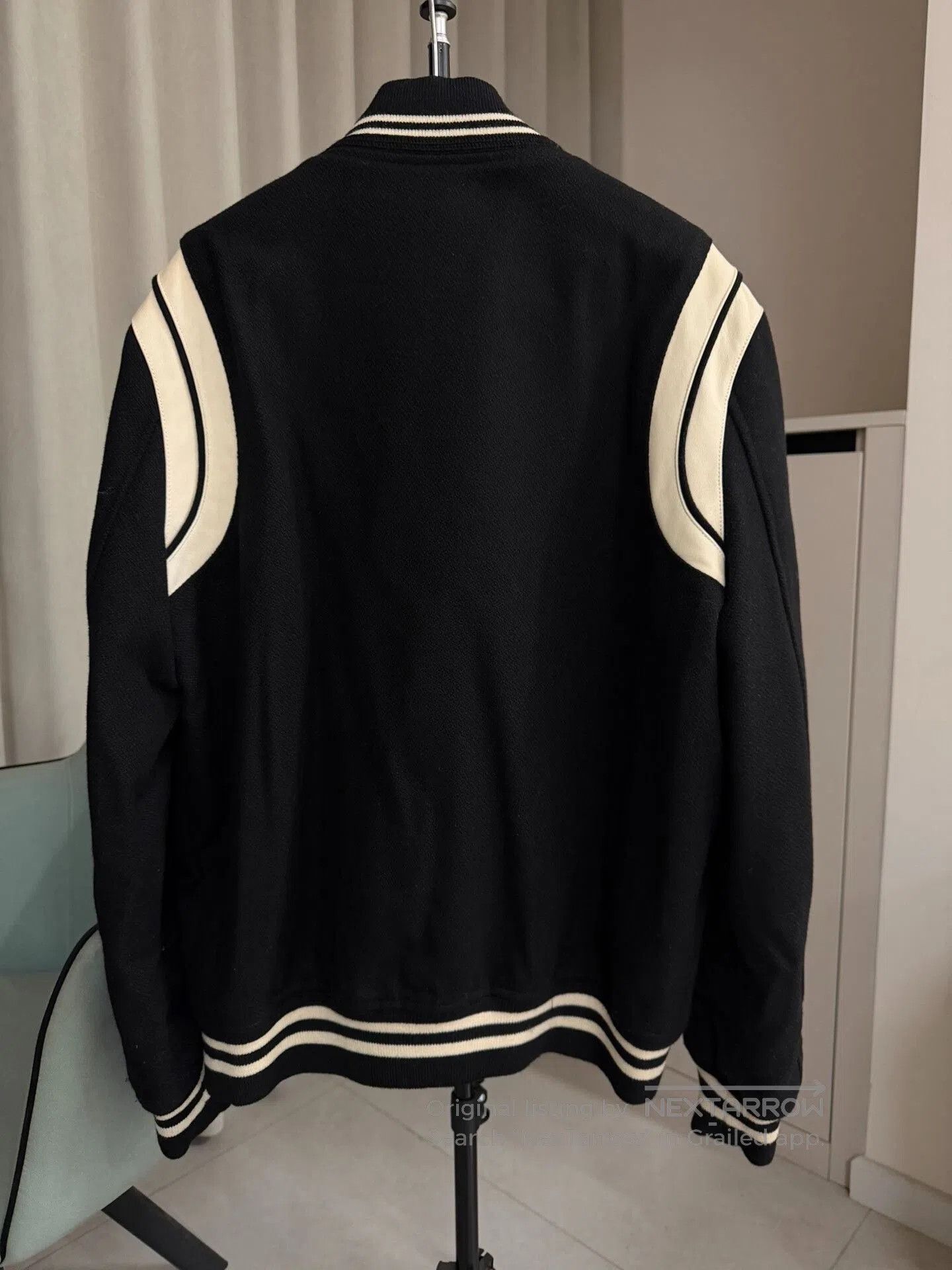 Saint Laurent Paris Saint Laurent Teddy Wool Baseball Jacket. Size US L / EU 52-54 / 3 - 3 Thumbnail