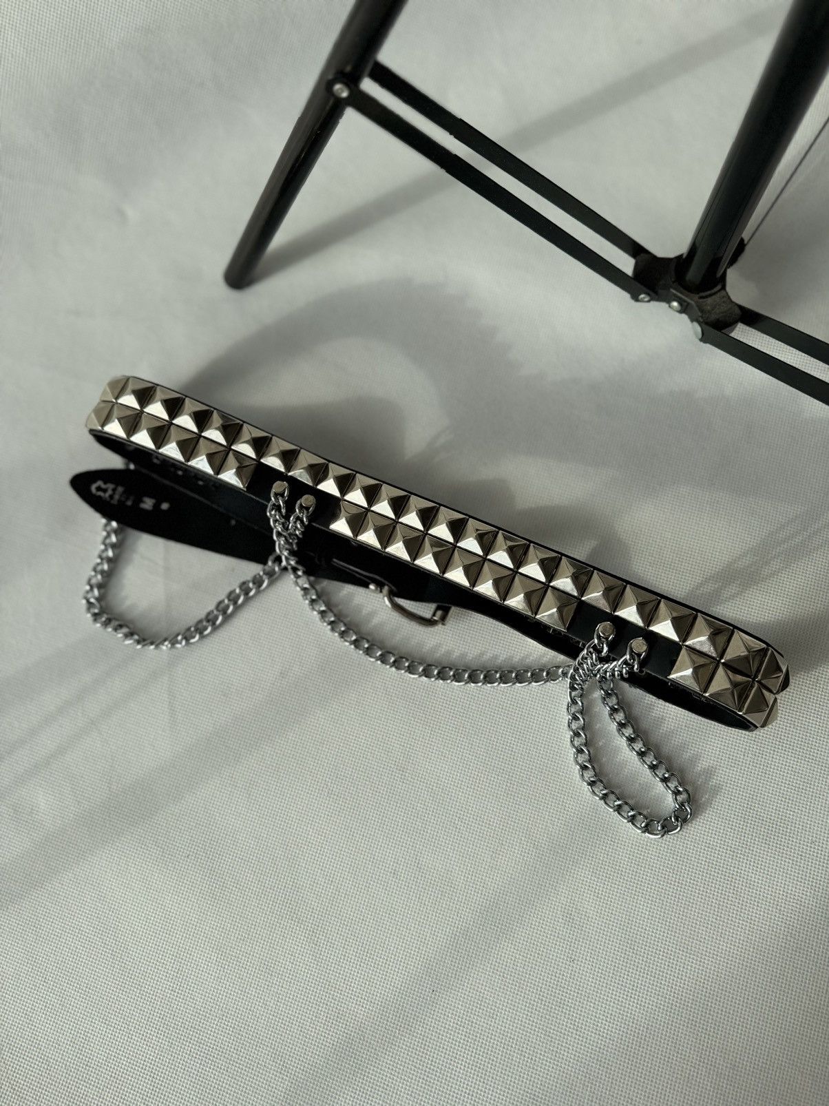 Hysteric Glamour × Japanese Brand Vintage Belts Y2K Rhinestones Punk leather belt Japanese Size ONE SIZE - 6 Thumbnail