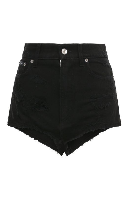 Dolce & Gabbana o1y0825 Denim Short in Black Size 30" / US 8 / IT 44 - 1 Thumbnail