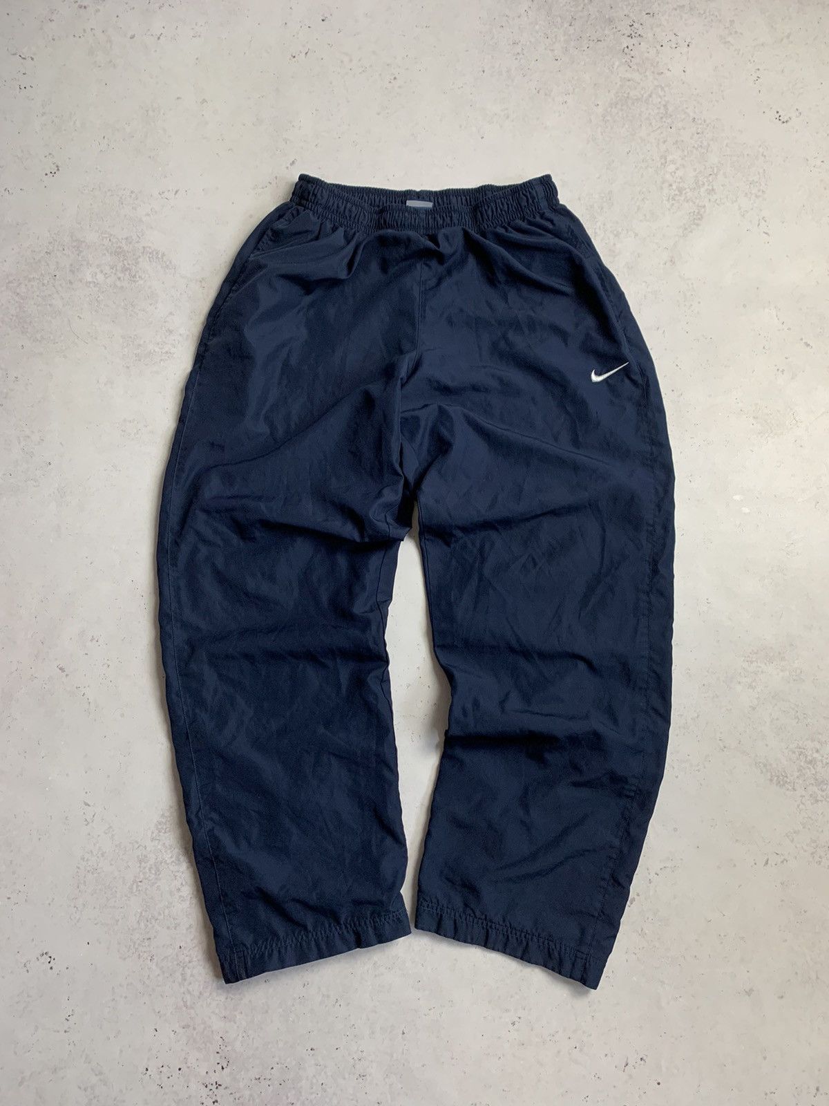 Vintage 90's Nike Baggy Nylon Trackpants Y2K Drill Gorpcore