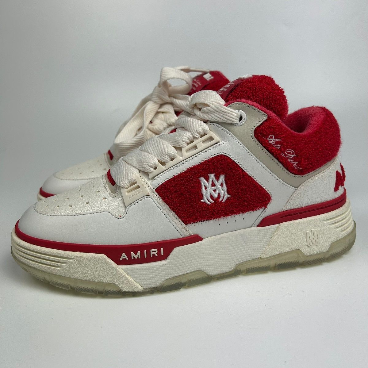 Amiri Amiri MA-1 Varsity Red Sneakers Size US 12 / EU 45 - 2 Thumbnail