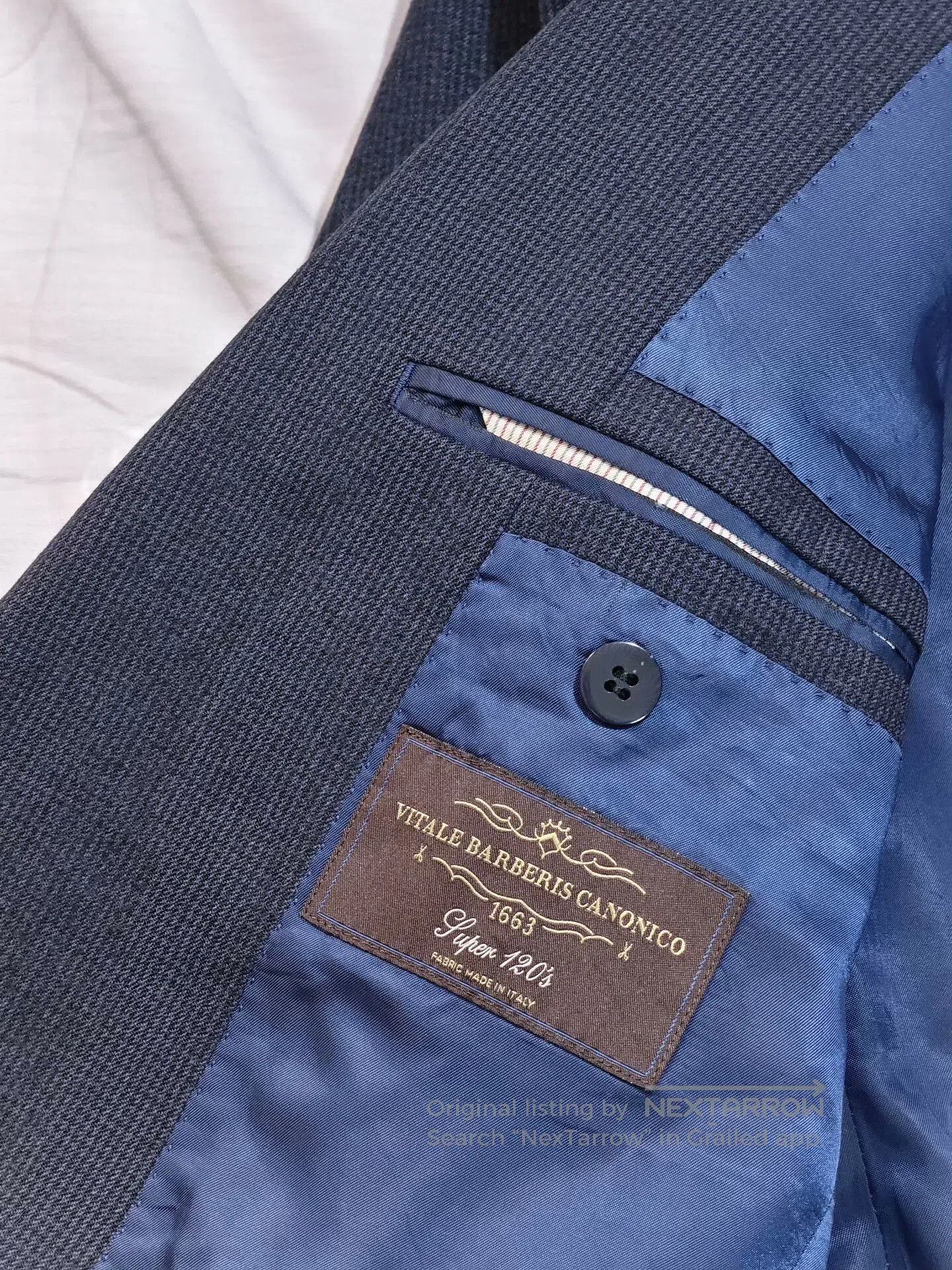 Japanese Brand Italian Wool Blended Custom Suit. Size US S / EU 44-46 / 1 - 7 Thumbnail