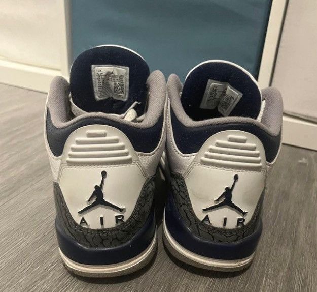 Jordan Brand Jordan navy blue 3s Size US 5.5 / EU 38 - 2 Thumbnail
