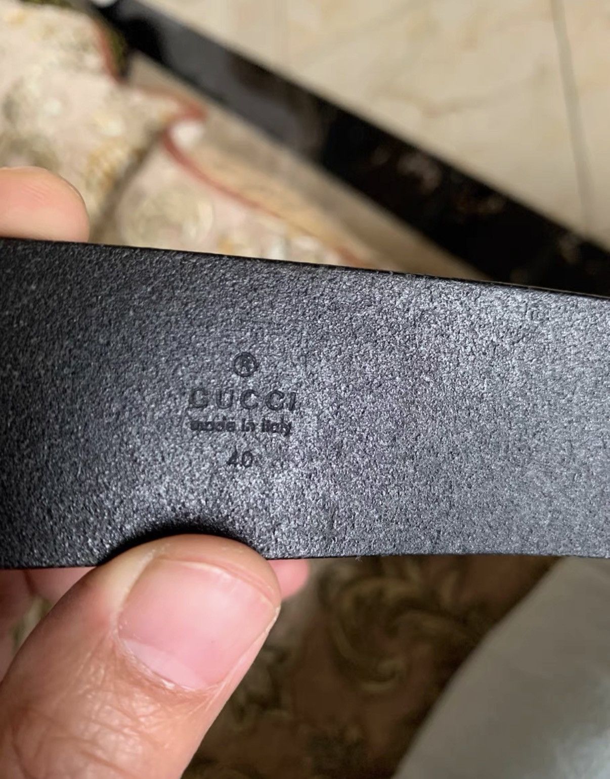 Gucci Gucci Genuine Leather Belt K16 Size ONE SIZE - 5 Thumbnail