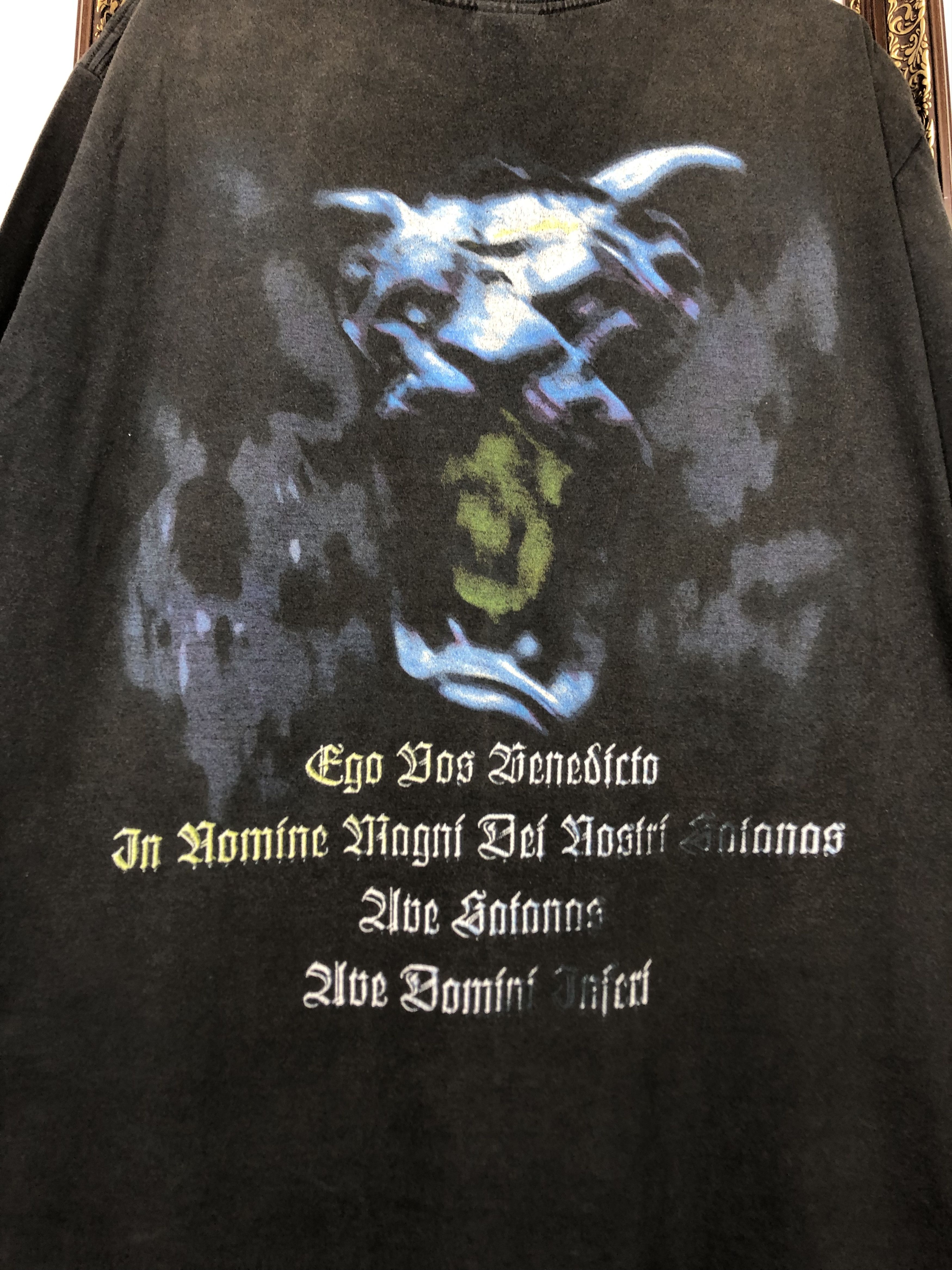 Band Tees × Vintage Vintage Dark Funeral Vobiscum Satanas Death Metal Shirt Tee Size US XL / EU 56 / 4 - 12 Thumbnail