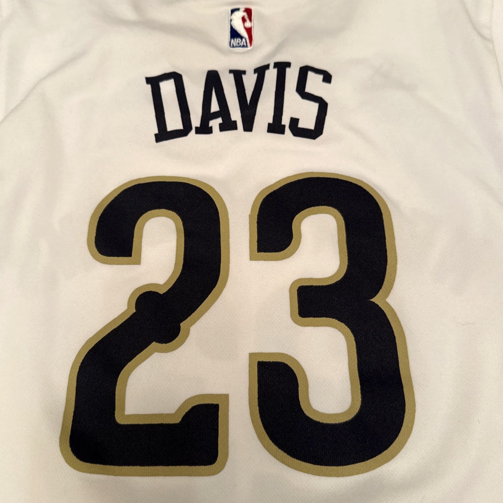 Adidas Adidas Jersey Tank Men L White New Orleans Pelicans #23 Anthony Davis Mens Large Tank Activewear Jersey Size US L / EU 52-54 / 3 - 7 Thumbnail