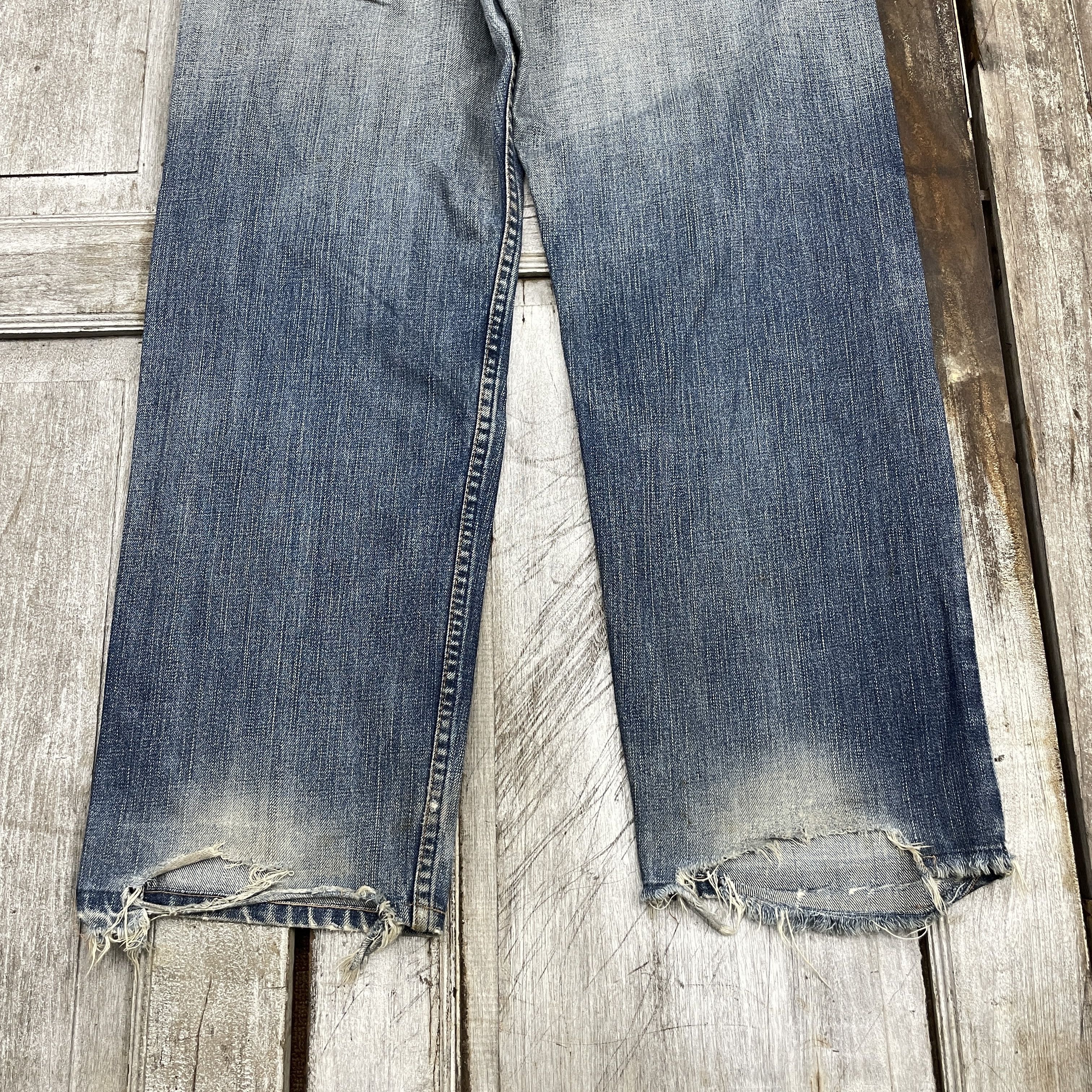 Levi's × Vintage Vintage Levi's 559 Faded Distressed Jeans - WC22 Size US 32 / EU 48 - 5 Thumbnail