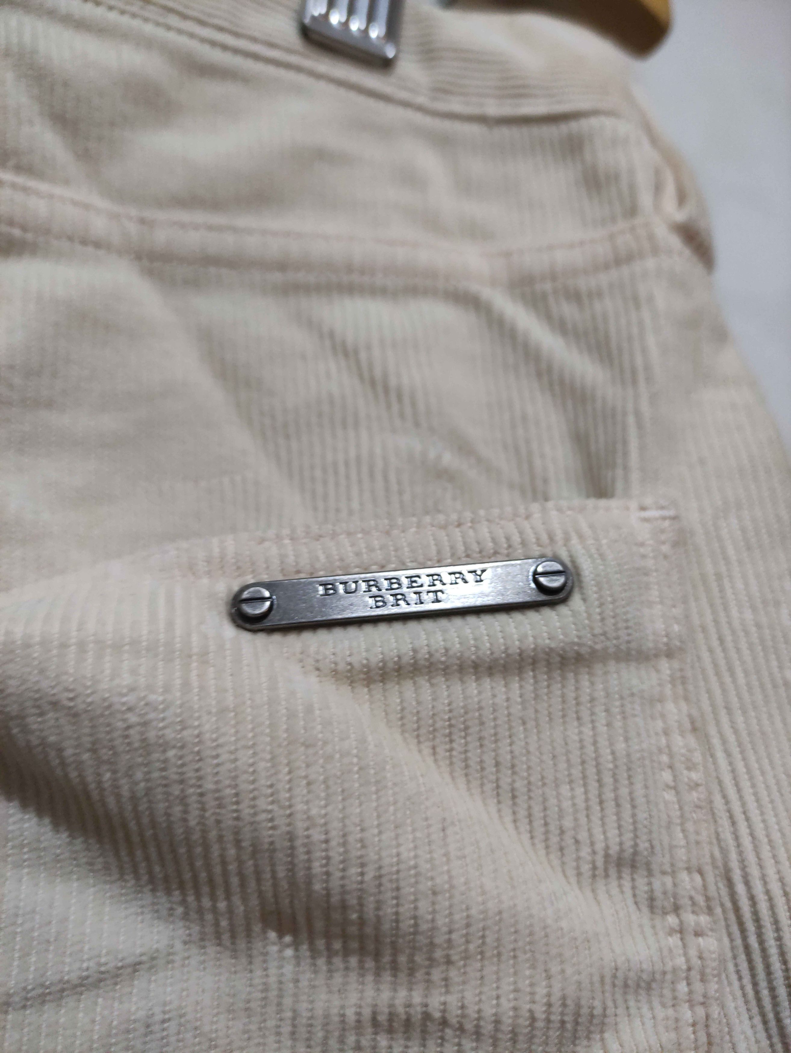Burberry Burberry Brit Beige Corduroy Pants 32 L/M Size US 32 / EU 48 - 11 Thumbnail