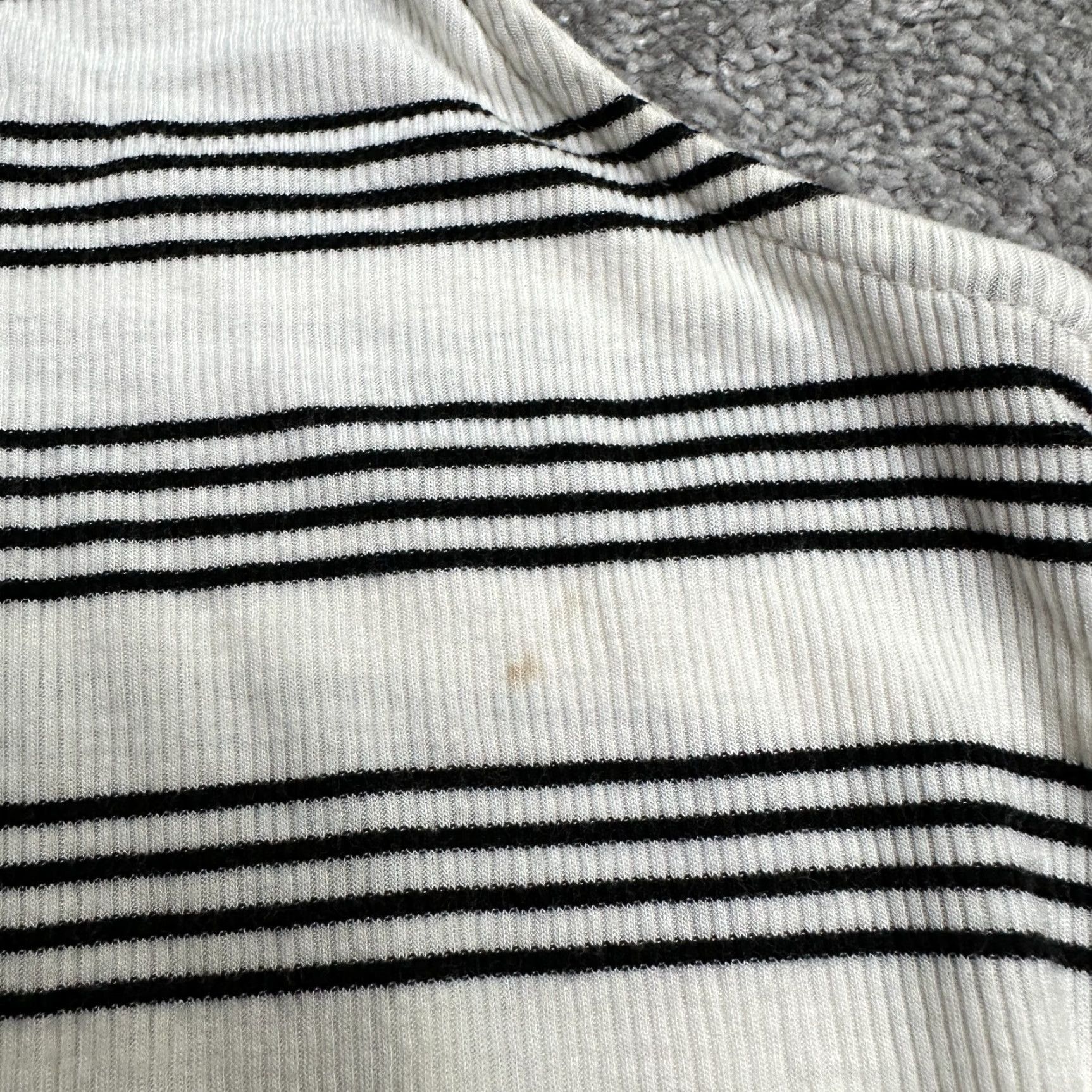 AQUA Aqua Midi A-Line Knit Dress Womens Small White Black Striped Sleeveless Mock Neck Casual Travel Summer Lightweight Size S / US 4 / IT 40 - 5 Thumbnail