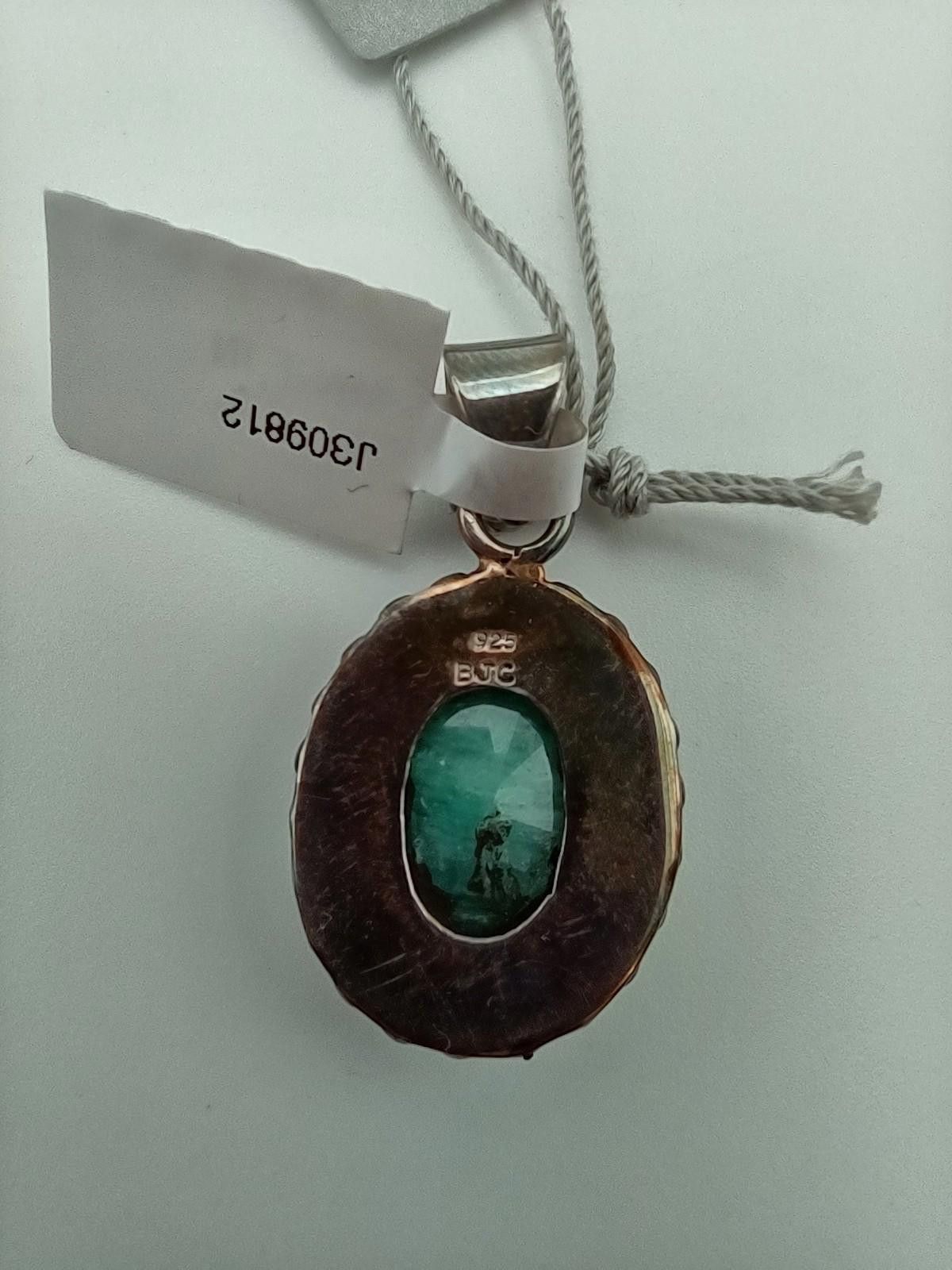 Other Samuel B 925 Rustic Emerald Bali Pendant 5.96g with Tags Size ONE SIZE - 2 Thumbnail