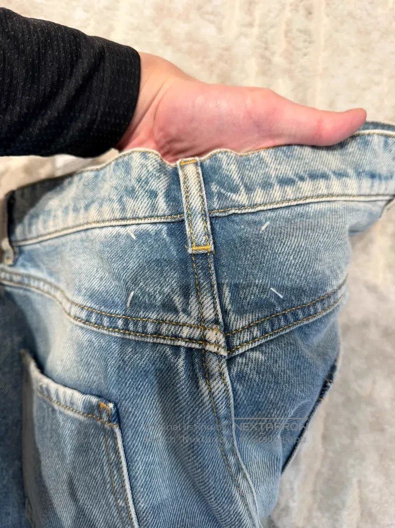 Maison Margiela Maison Margiela Cut jeans with a knife Size 27" / US 4 / IT 40 - 3 Thumbnail