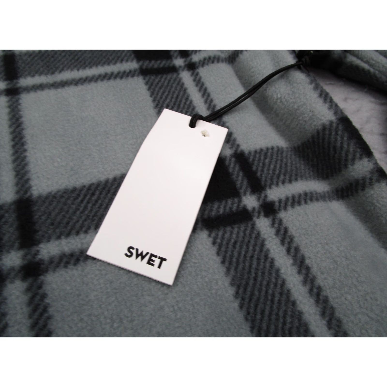 Vintage Swet Tailor Shirt Mens XL Gray Fleece Flannel Button Up Long Sleeve Travel Workwear Plaid Casual Size US XL / EU 56 / 4 - 2 Thumbnail