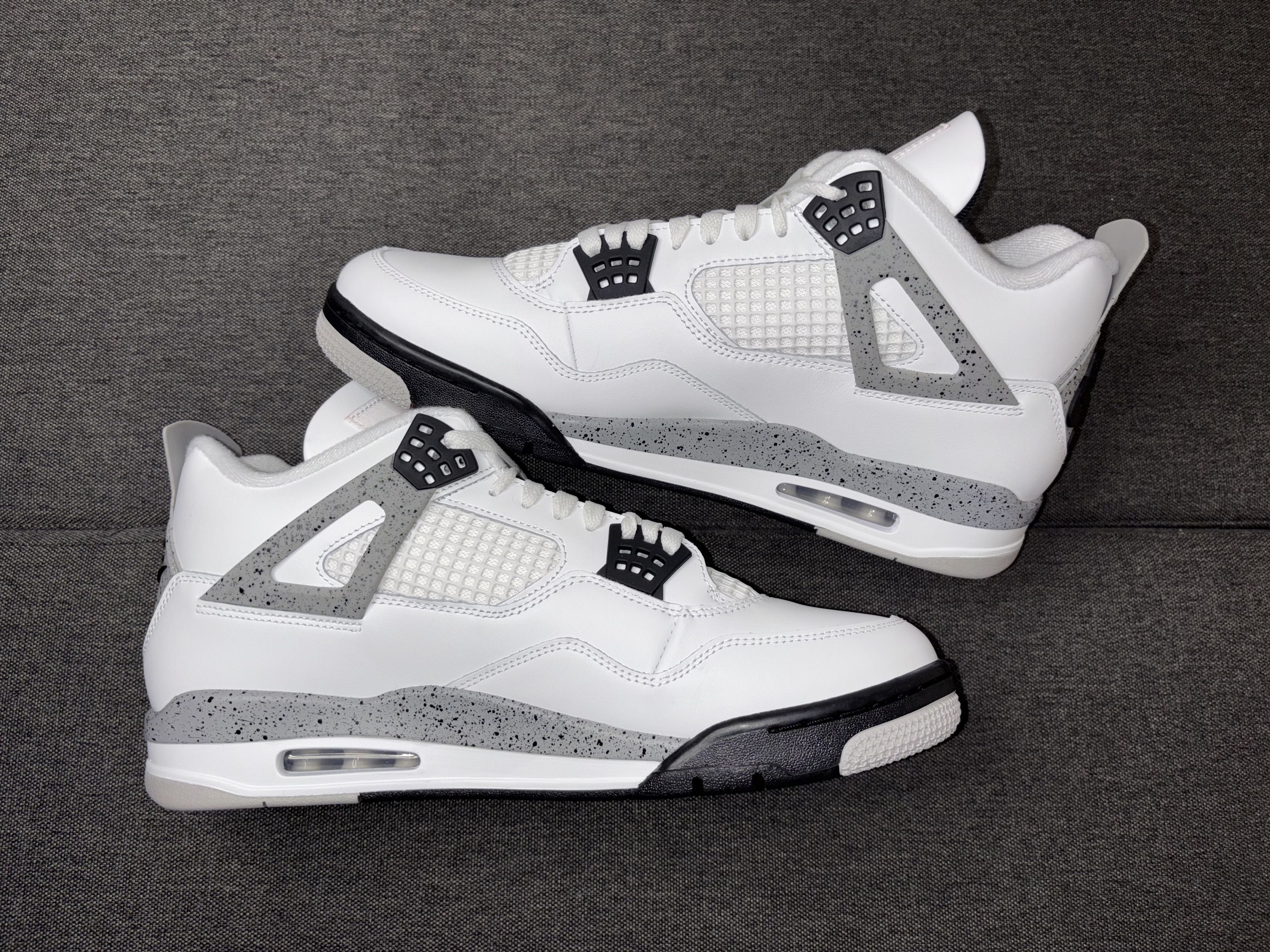 Jordan Brand Nike Air Jordan 4 Retro White Cement (2025) 13 FV5029-100 Size US 13 / EU 46 - 8 Thumbnail