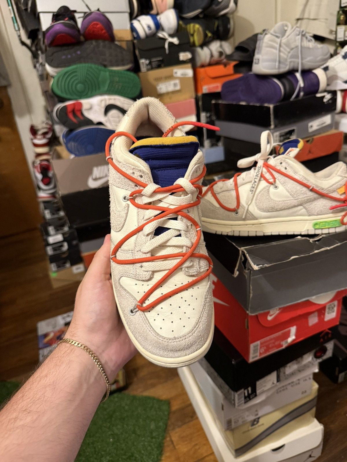 Nike × Off-White Nike off white dunk lot 13 size 9 Size US 9 / EU 42 - 2 Thumbnail