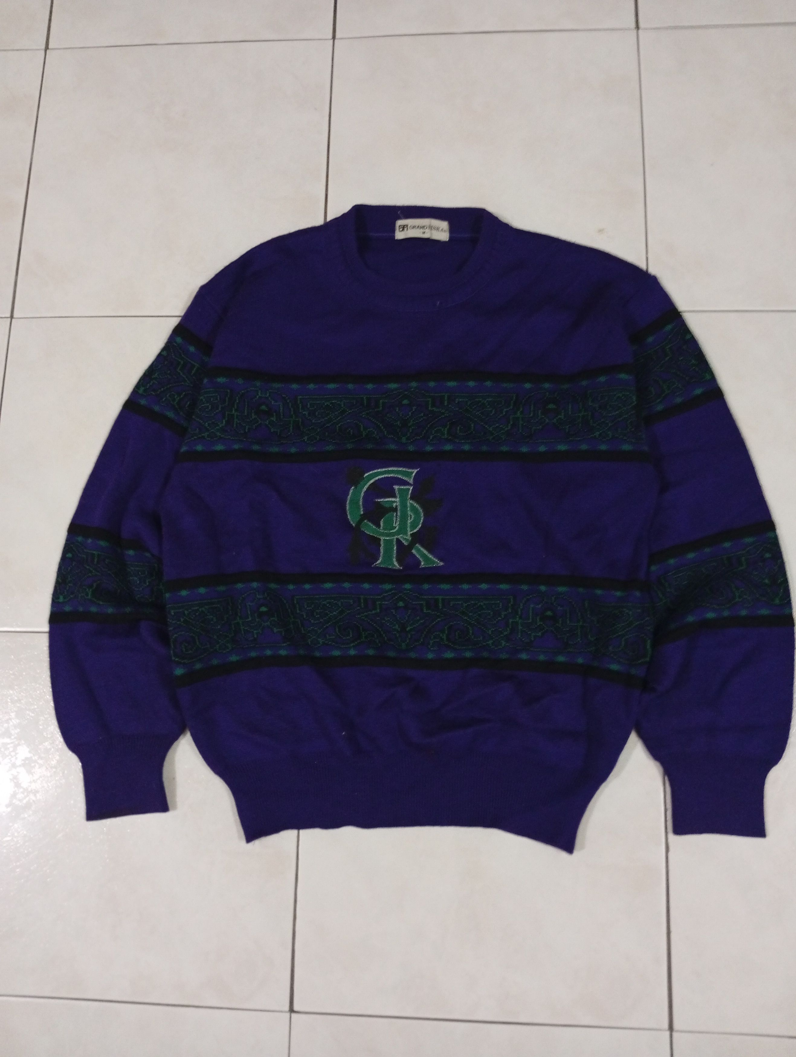 Japanese Brand VINTAGE GRAND RISKA X KNITWEAR Size US S / EU 44-46 / 1 - 1 Thumbnail