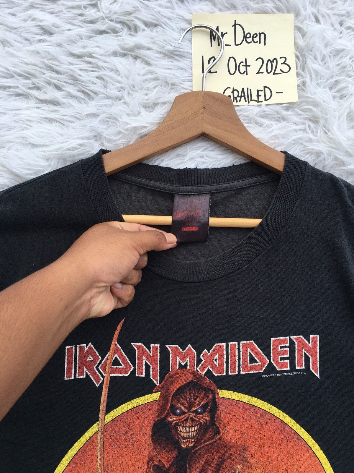 Band Tees Rare Vintage Dance of Death World Tour 2004 Iron Maiden Tee Size US L / EU 52-54 / 3 - 8 Thumbnail