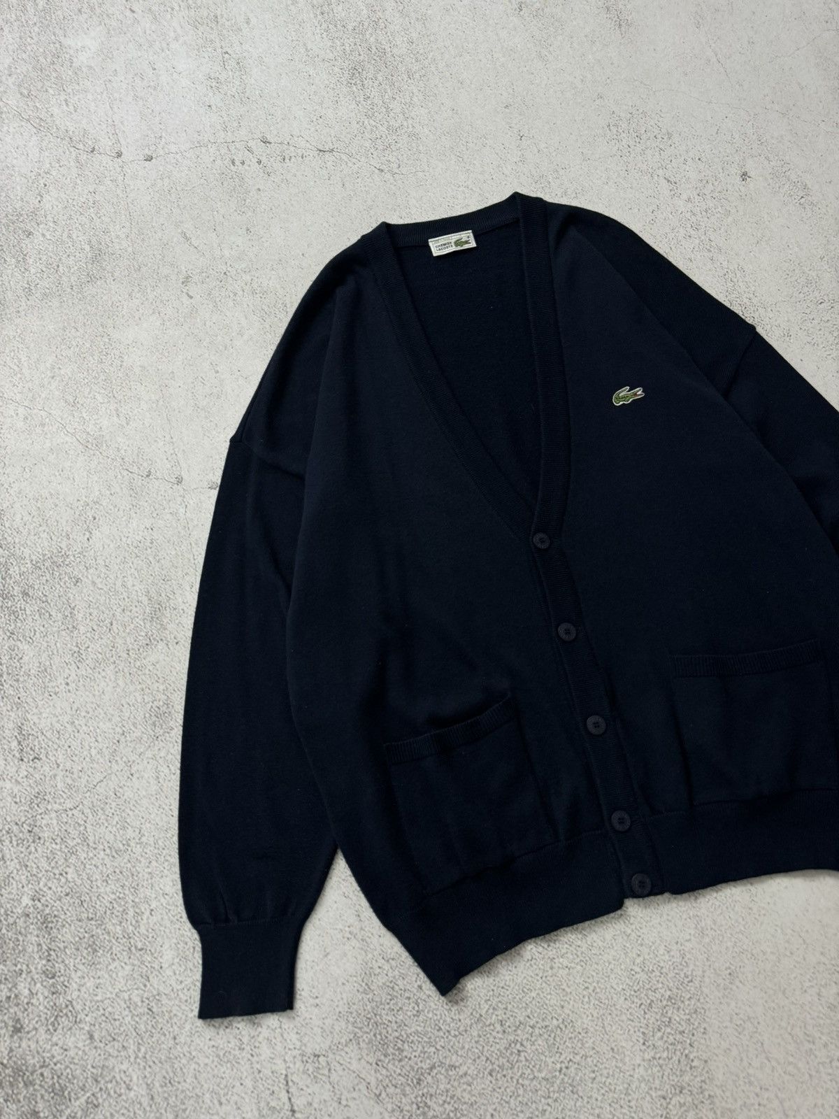 Lacoste × Vintage Lacoste Chemise Vintage Stripes Cardigan Size US XL / EU 56 / 4 - 4 Thumbnail