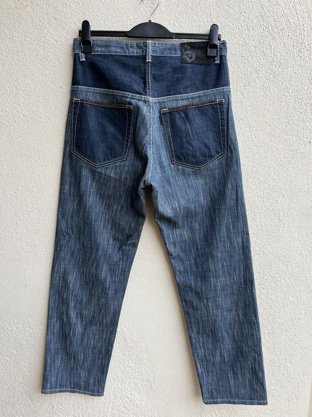 Vintage Vintage Scanner Fundamental Products Japan Blue Denim Jeans Size US 32 / EU 48 - 13 Thumbnail