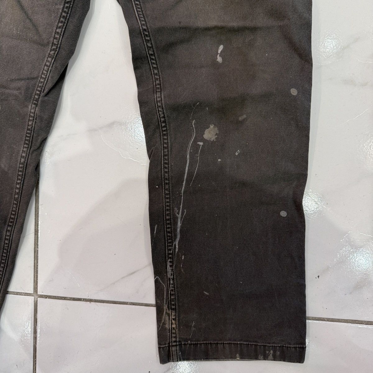 Carhartt Carhartt Grey Relaxed Fit Pants - 32 x 30 Size US 33 - 3 Thumbnail