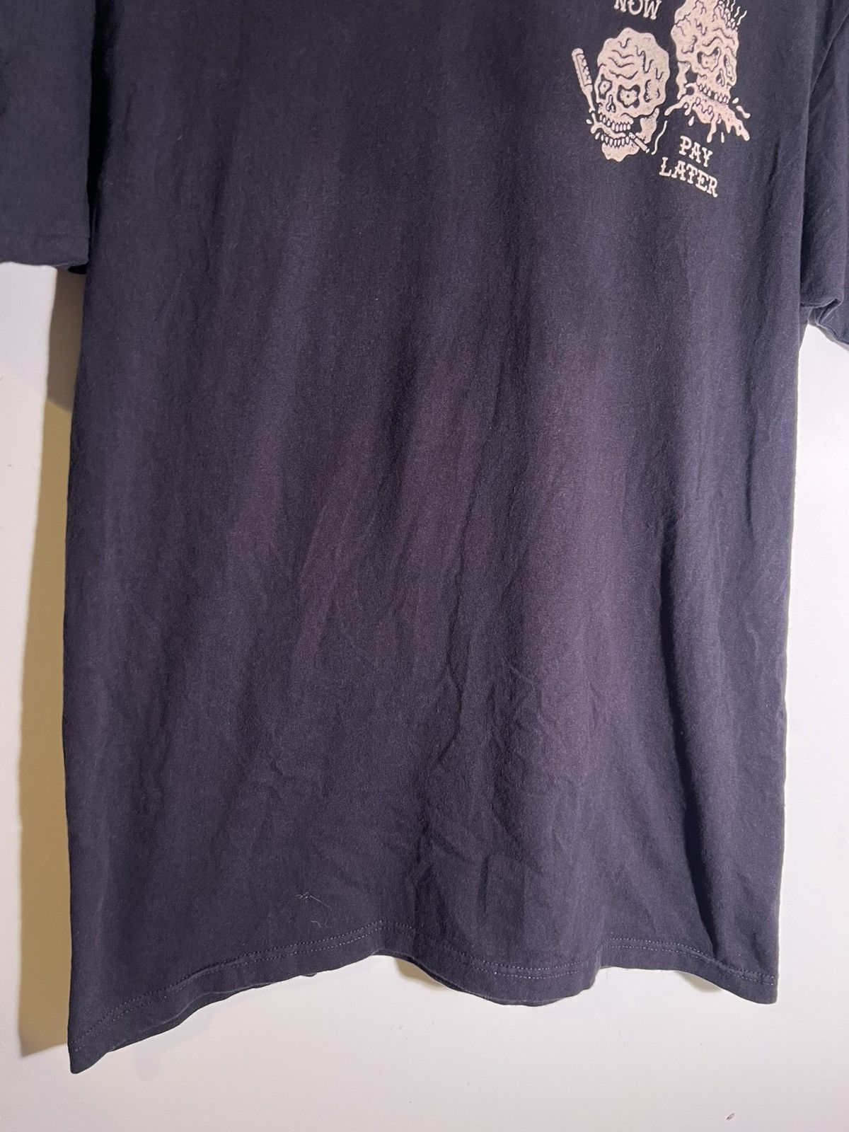 Vintage Y2K 2000’s Style Play Now Play Later Skulls Goth Retro Shirt Size US L / EU 52-54 / 3 - 7 Thumbnail