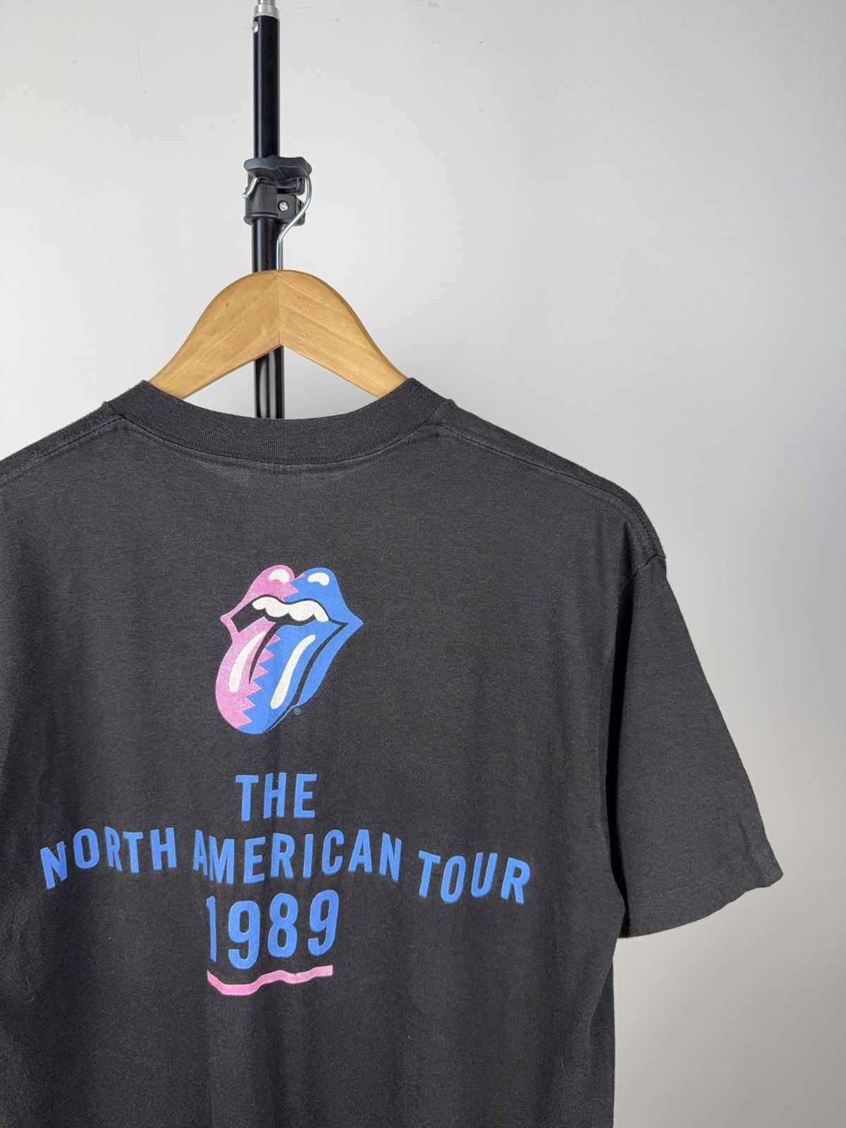 Band Tees × The Rolling Stones × Vintage 80s Rolling Stones Steel Wheels Tour 1989 Vintage Tee USA Size US L / EU 52-54 / 3 - 9 Thumbnail