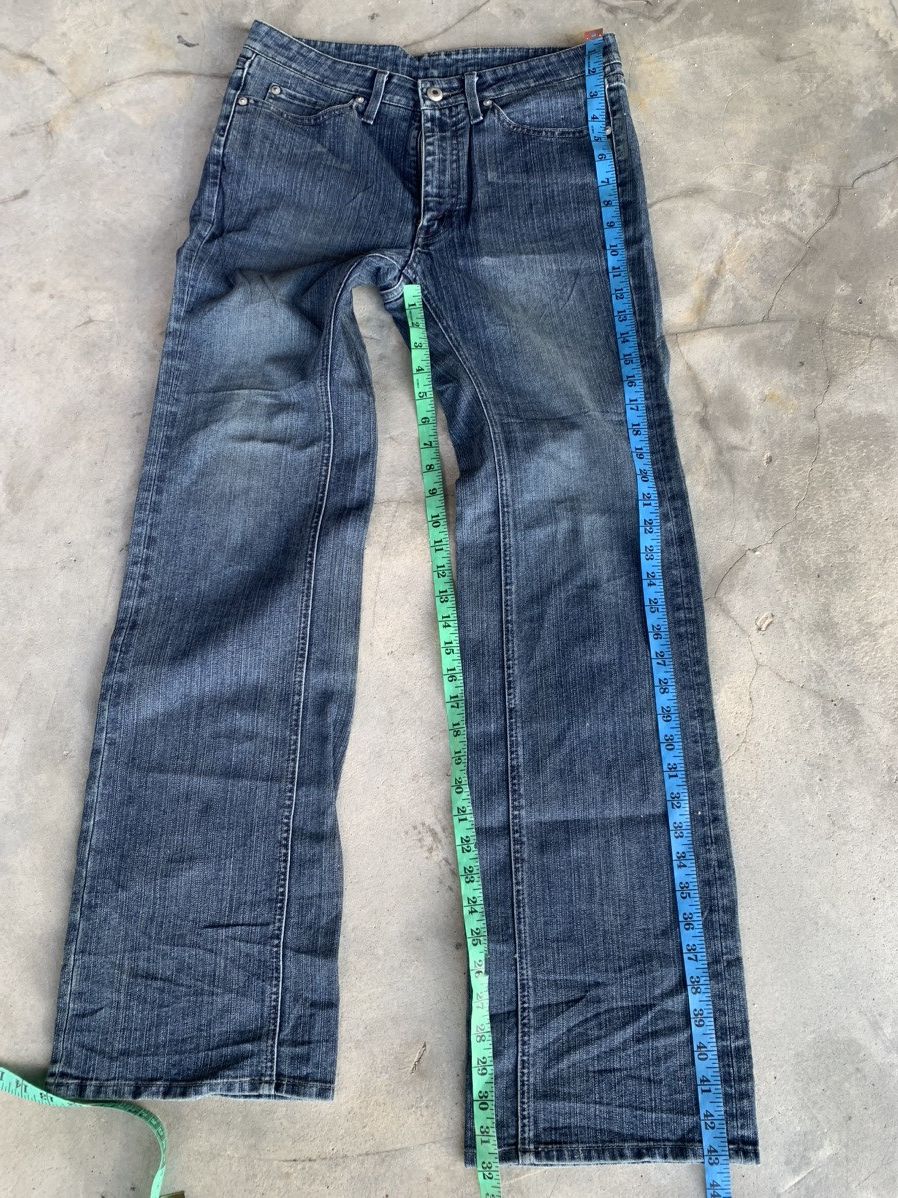 Japanese Brand Flare concept creative jeans. Size US 32 / EU 48 - 4 Thumbnail