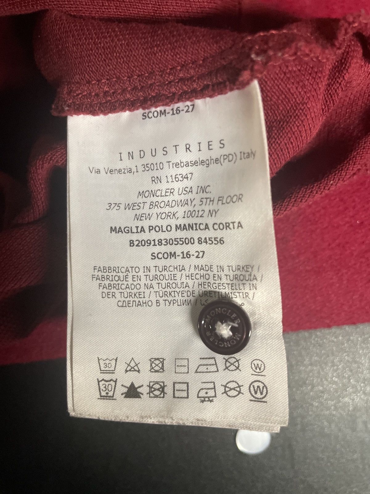 Moncler LOGO PATCH POLO SHIRT Size US L / EU 52-54 / 3 - 3 Thumbnail