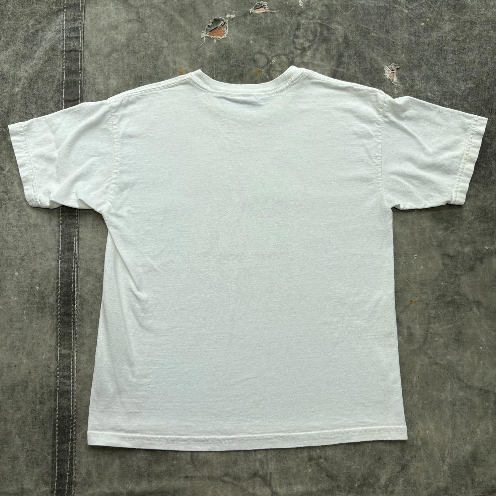 Gildan Vintage Y2K Come Holy Spirit Fire Dove Spanish Jesus Shirt Size US XS / EU 42 / 0 - 6 Thumbnail