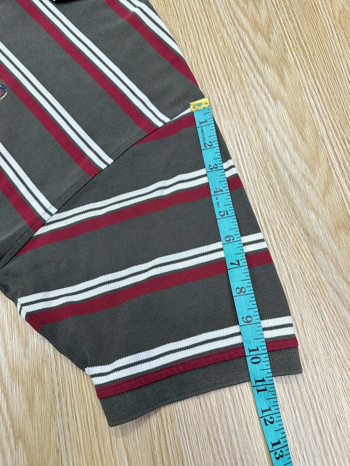 Tommy Hilfiger × Vintage Vintage Tommy Hilfiger Saipan Stripe Polo A232 Size US M / EU 48-50 / 2 - 5 Thumbnail