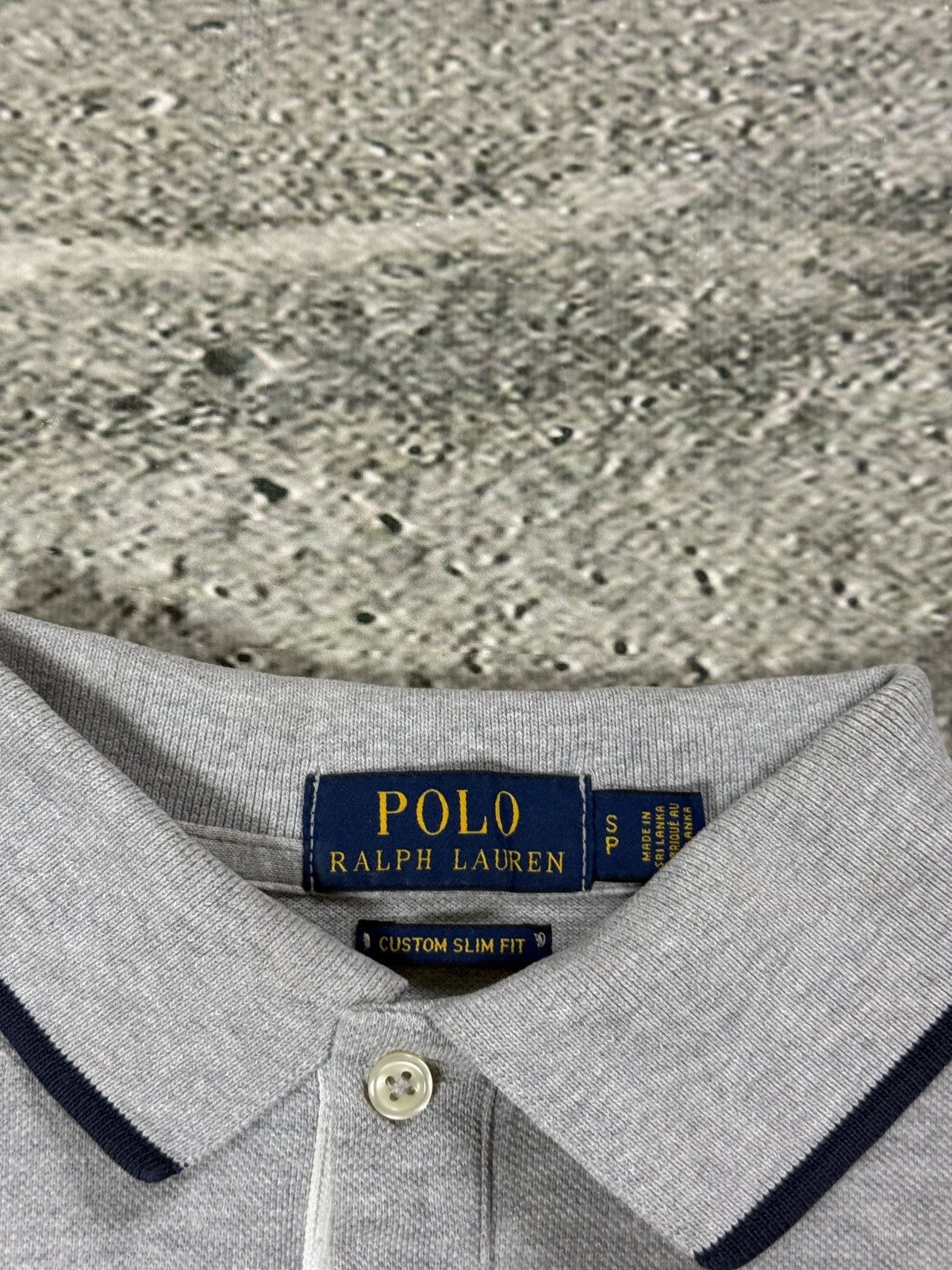 Ralph Lauren Chief Keef Polo Ralph Lauren grey Polo T-shirt big pony navy Size US S / EU 44-46 / 1 - 3 Thumbnail