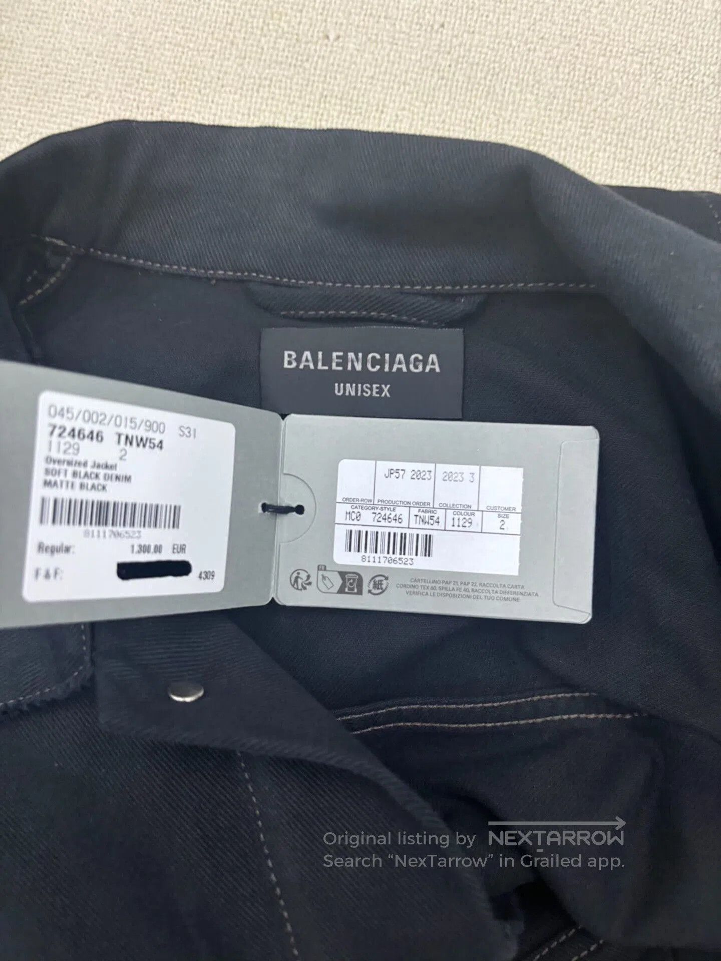 Balenciaga Balenciaga SS23 Solid Lapel Single-Breasted Jacket. Size US M / EU 48-50 / 2 - 4 Thumbnail