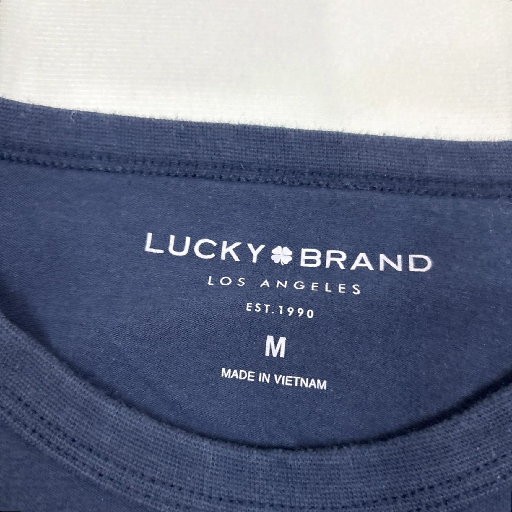 Lucky Brand Lucky Brand Crewneck Long Sleeve Men’s Medium Blue Top Tee Size US M / EU 48-50 / 2 - 2 Thumbnail