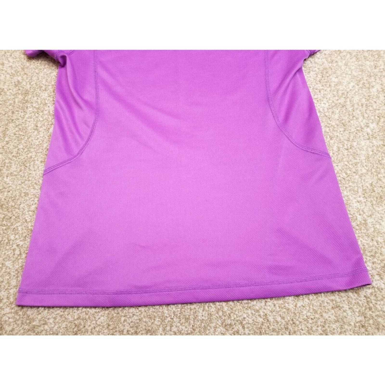 Champion Champion Double Dry Shirt Women Medium Purple Vneck Pullover Performance Stretch Size M / US 6-8 / IT 42-44 - 3 Thumbnail