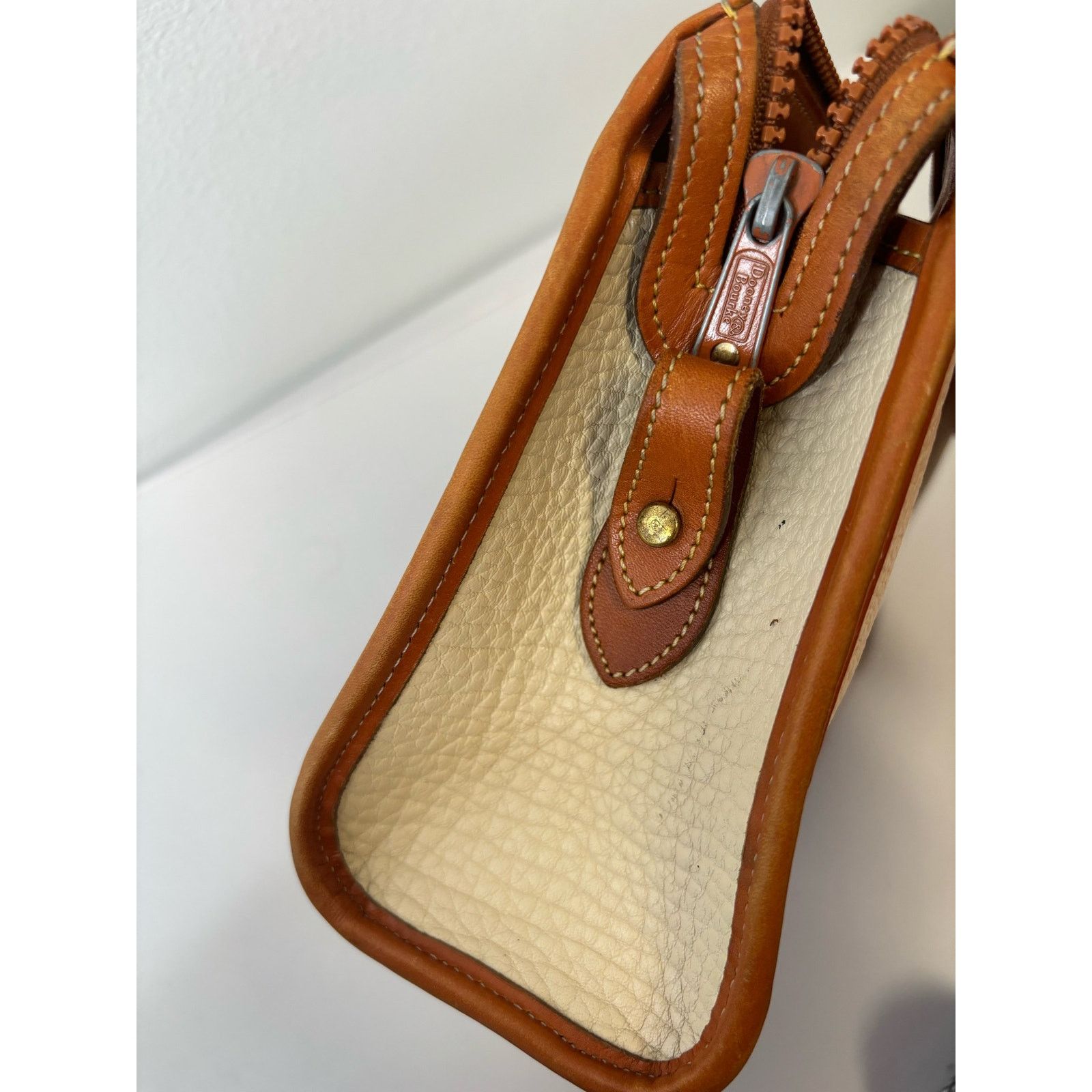 Dooney & Bourke Dooney Bourke Beige with Brown Trim Size ONE SIZE - 8 Thumbnail
