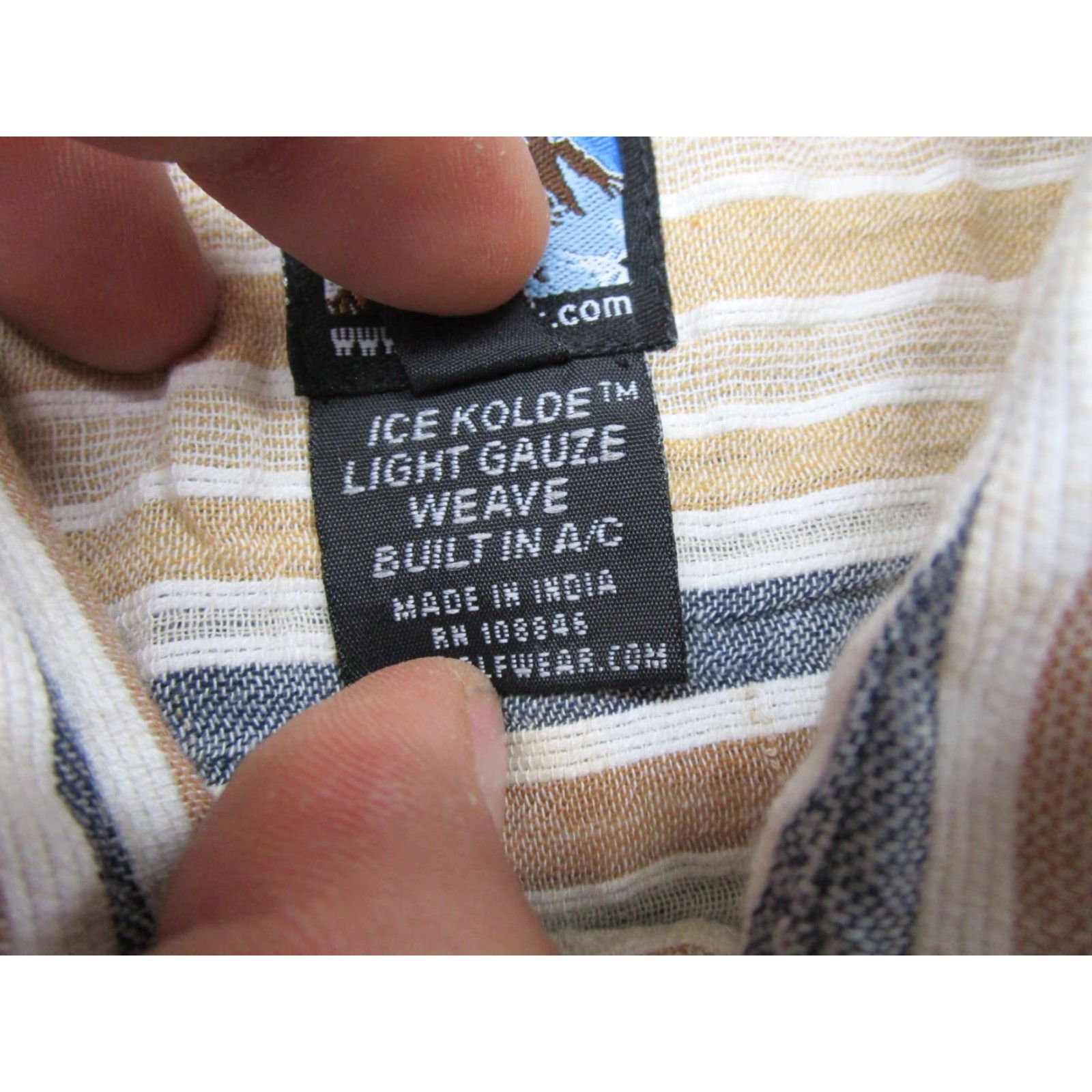 Vintage VTG KUHL Men’s Striped Cotton Shirt L Jewelry Read Size US L / EU 52-54 / 3 - 3 Thumbnail