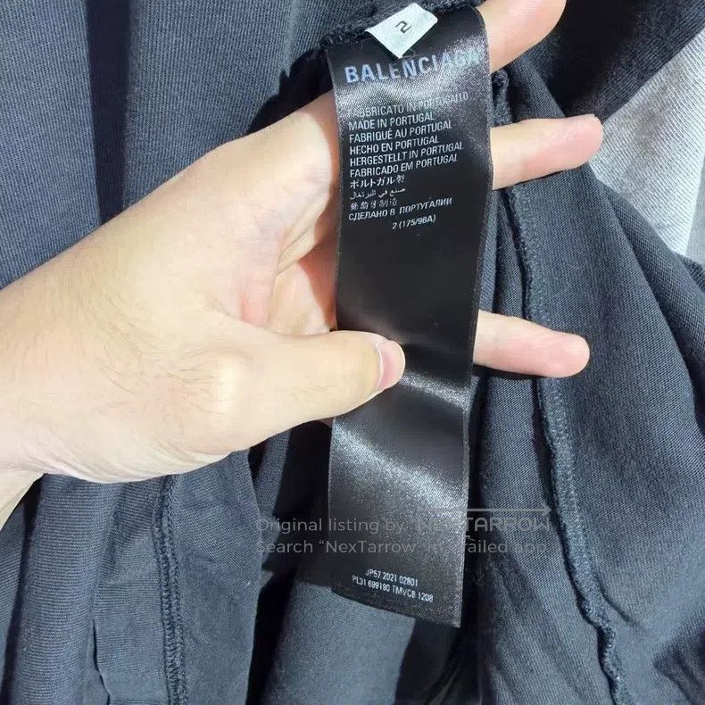 Balenciaga Balenciaga Patchwork Double Ring T-Shirt Size US M / EU 48-50 / 2 - 5 Thumbnail