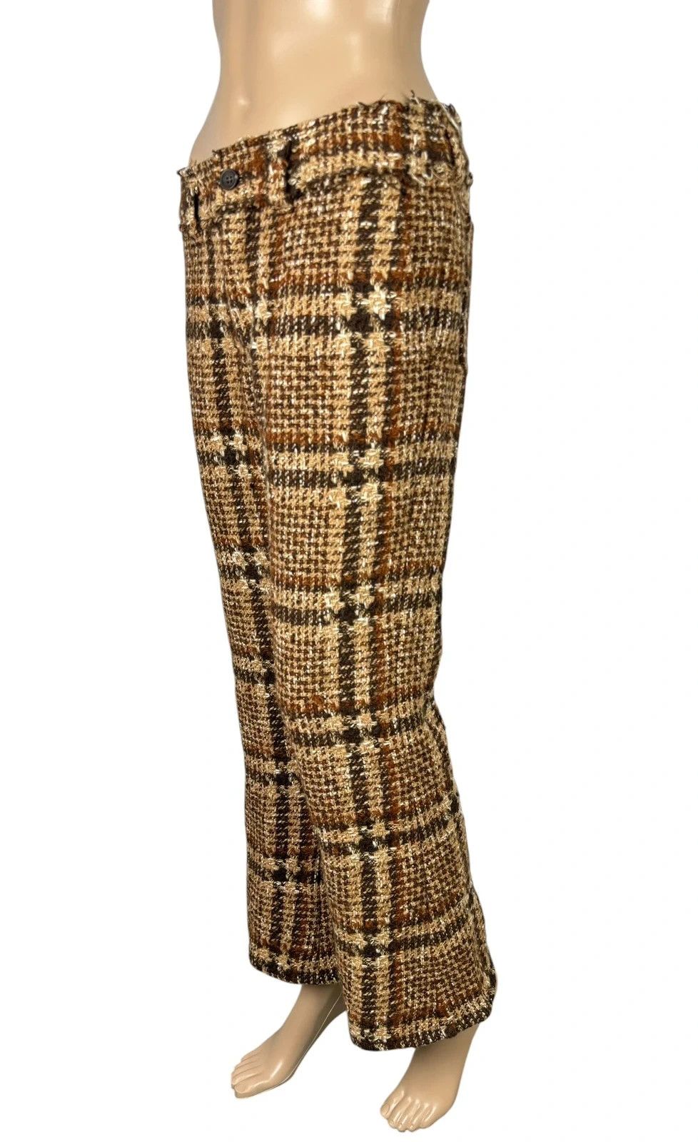 Junya Watanabe Junya Watanabe Comme des Garcons Wool Tweed Pants Bootcut Size 27" / US 4 / IT 40 - 1 Thumbnail