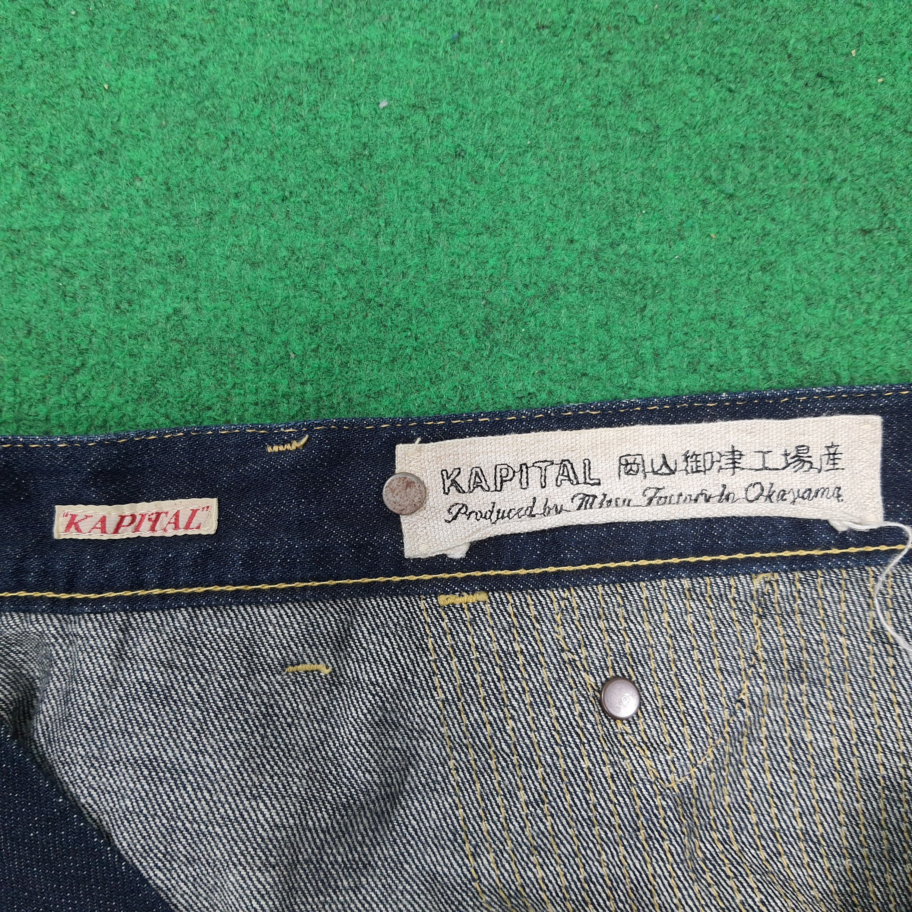 Kapital Vintage KAPITAL Japan Denim Monkey Stitching Pants C297N20 Size US 32 / EU 48 - 9 Thumbnail