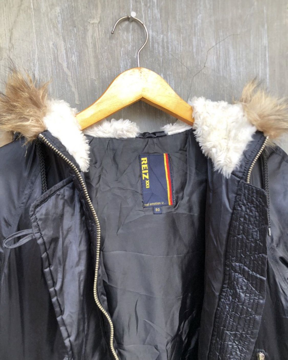 Japanese Brand Y2K Japanese arcive Fur Jacket Karma Black Triball Gothic Size US M / EU 48-50 / 2 - 3 Thumbnail