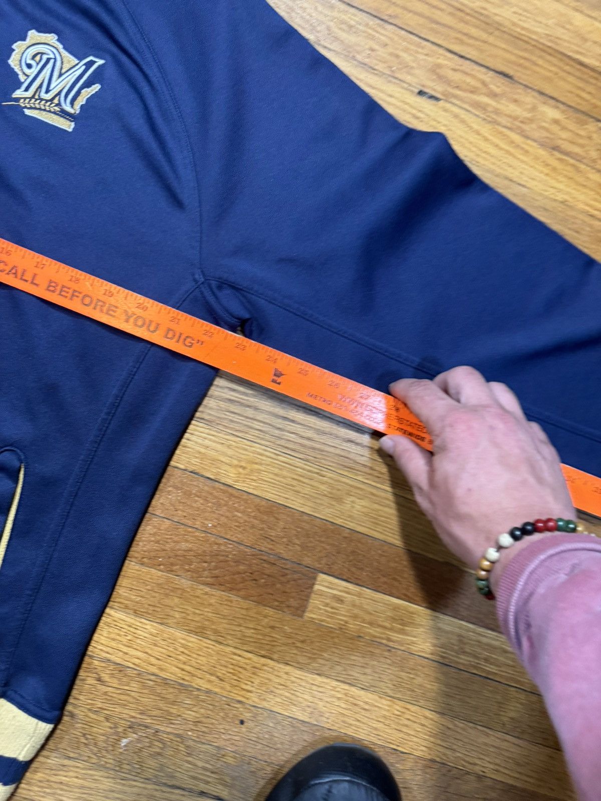 Nike × Vintage Vintage Milwaukee Brewers Nike Track Jacket Size US L / EU 52-54 / 3 - 7 Thumbnail