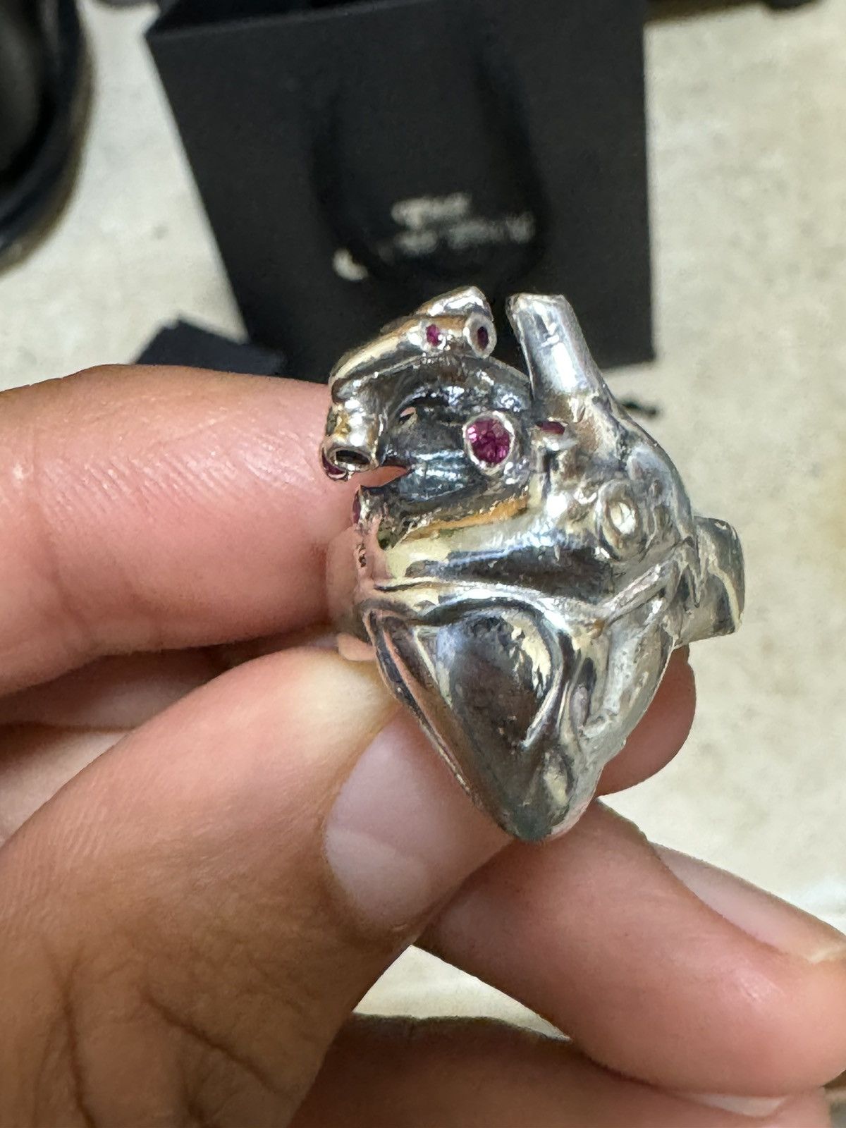 The Great Frog The Great Frog Strange Fruit Anatomical Heart Ring Size ONE SIZE - 2 Thumbnail