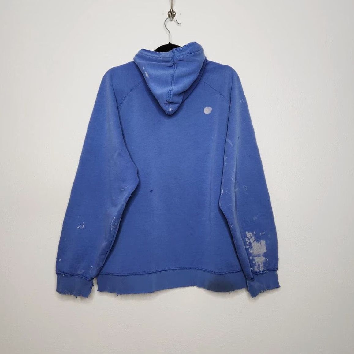 Nike VINTAGE Nike Sweatshirt Shirt Unisex Adults One Size Blue Distressed Grunge Swoosh Thrash Pullover Size US M / EU 48-50 / 2 - 6 Thumbnail