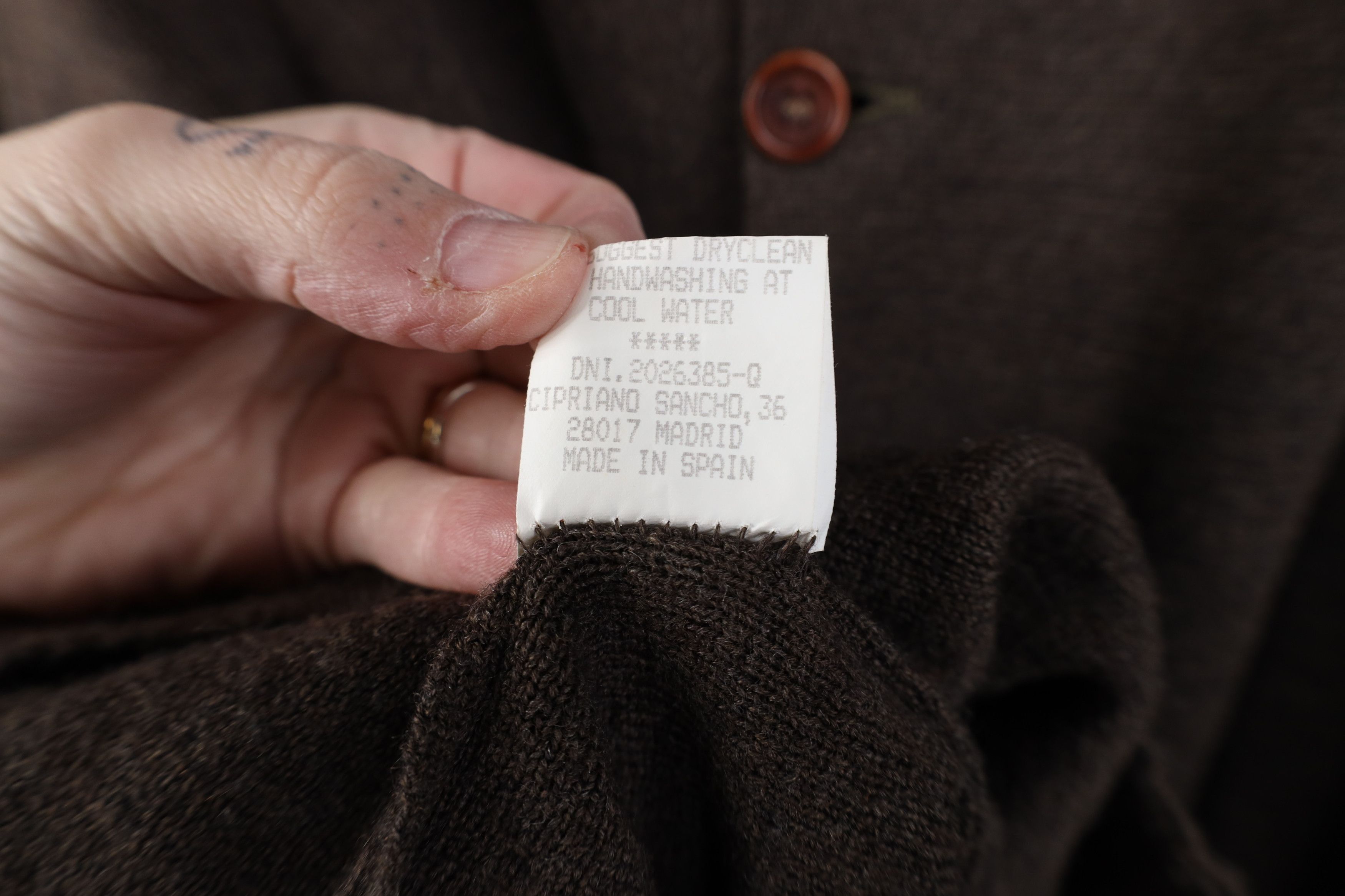 Vintage Vintage 90s Streetwear Merino Wool Knit Cardigan Sweater Size US XXL / EU 58 / 5 - 13 Thumbnail